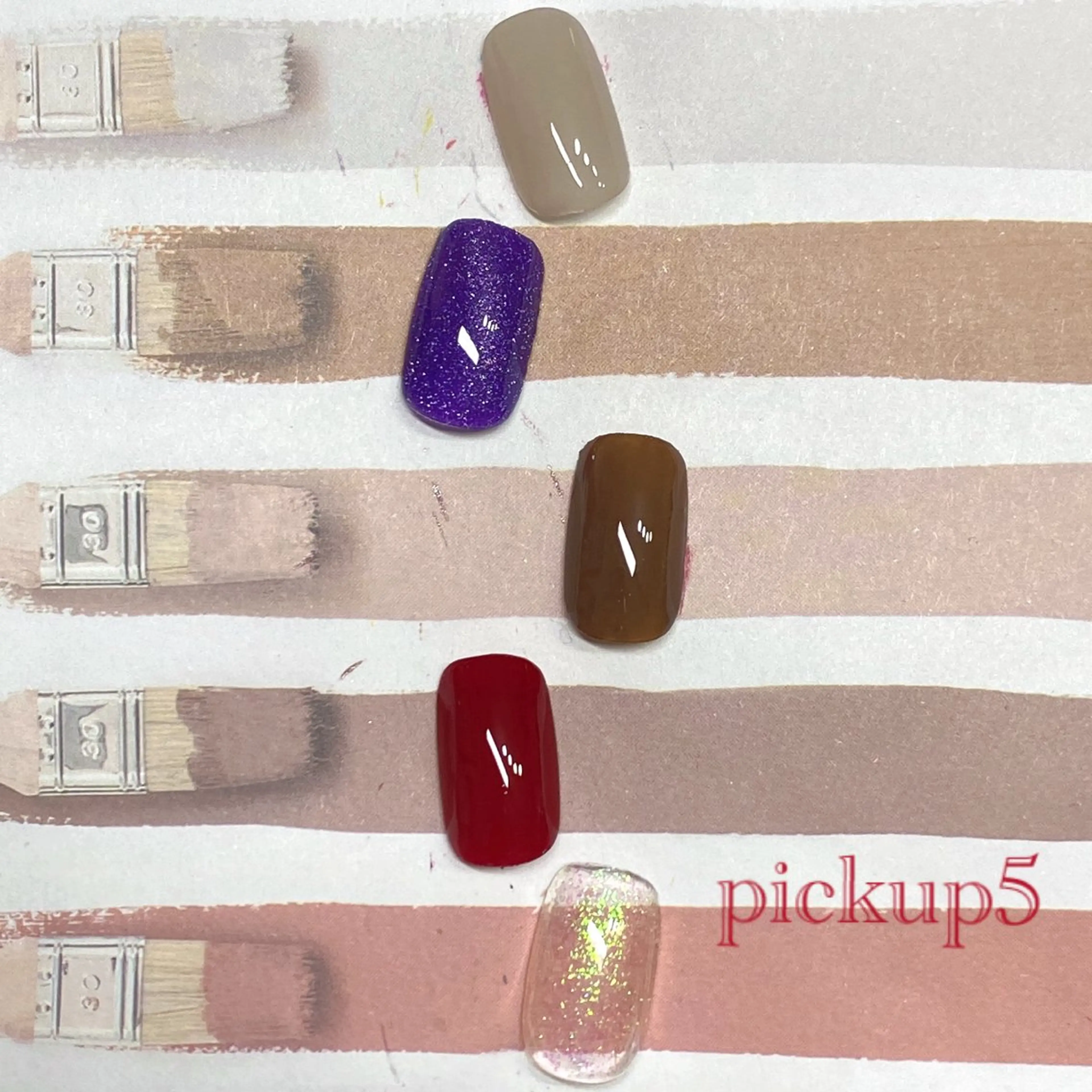 ネイル ジェルネイル ワンカラーネイル ネイリスト aicoのネイルデザイン