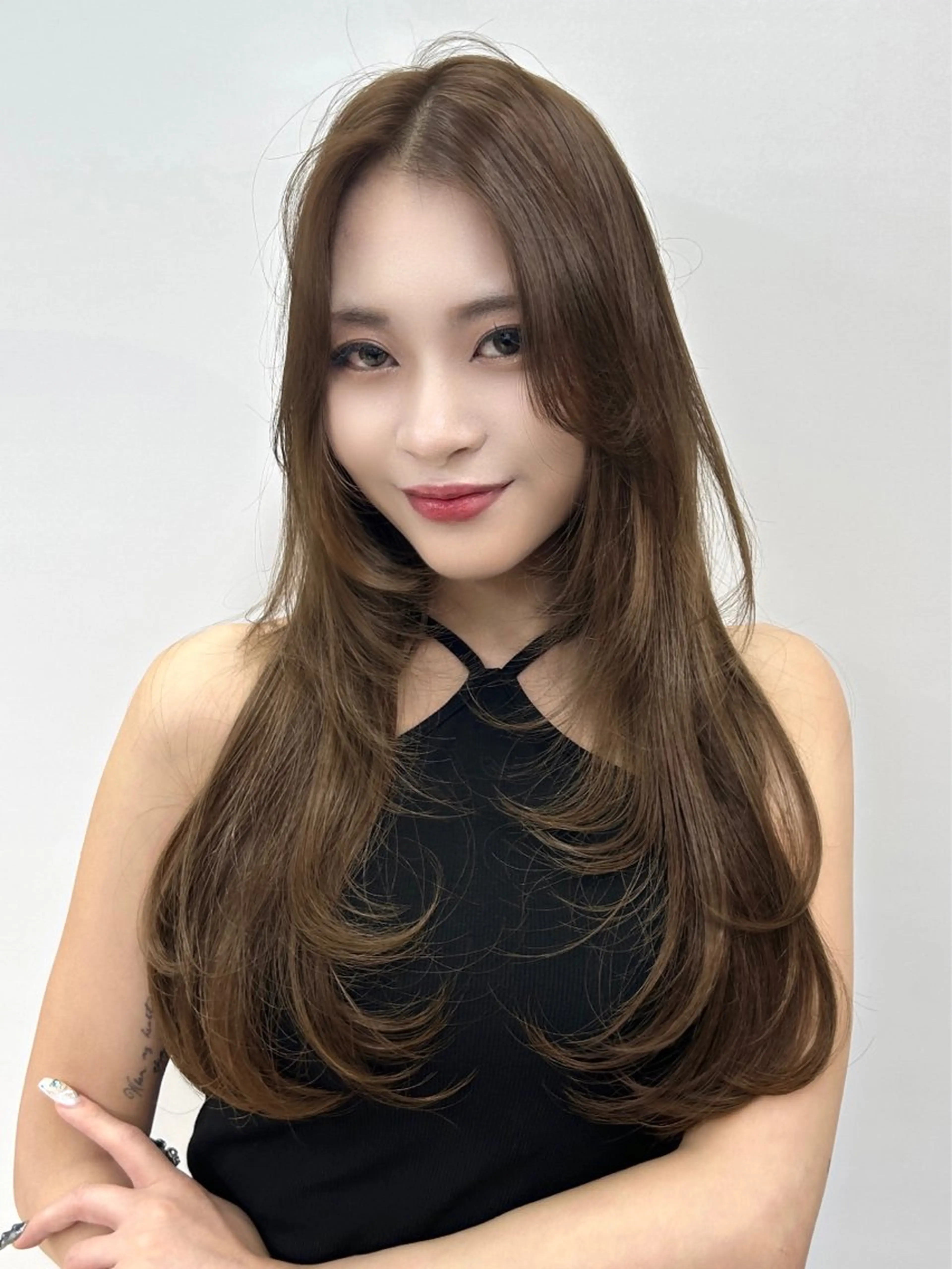 ロング カット ヘアカラー くびれボブレイヤー 渋谷/kougaのヘアスタイル