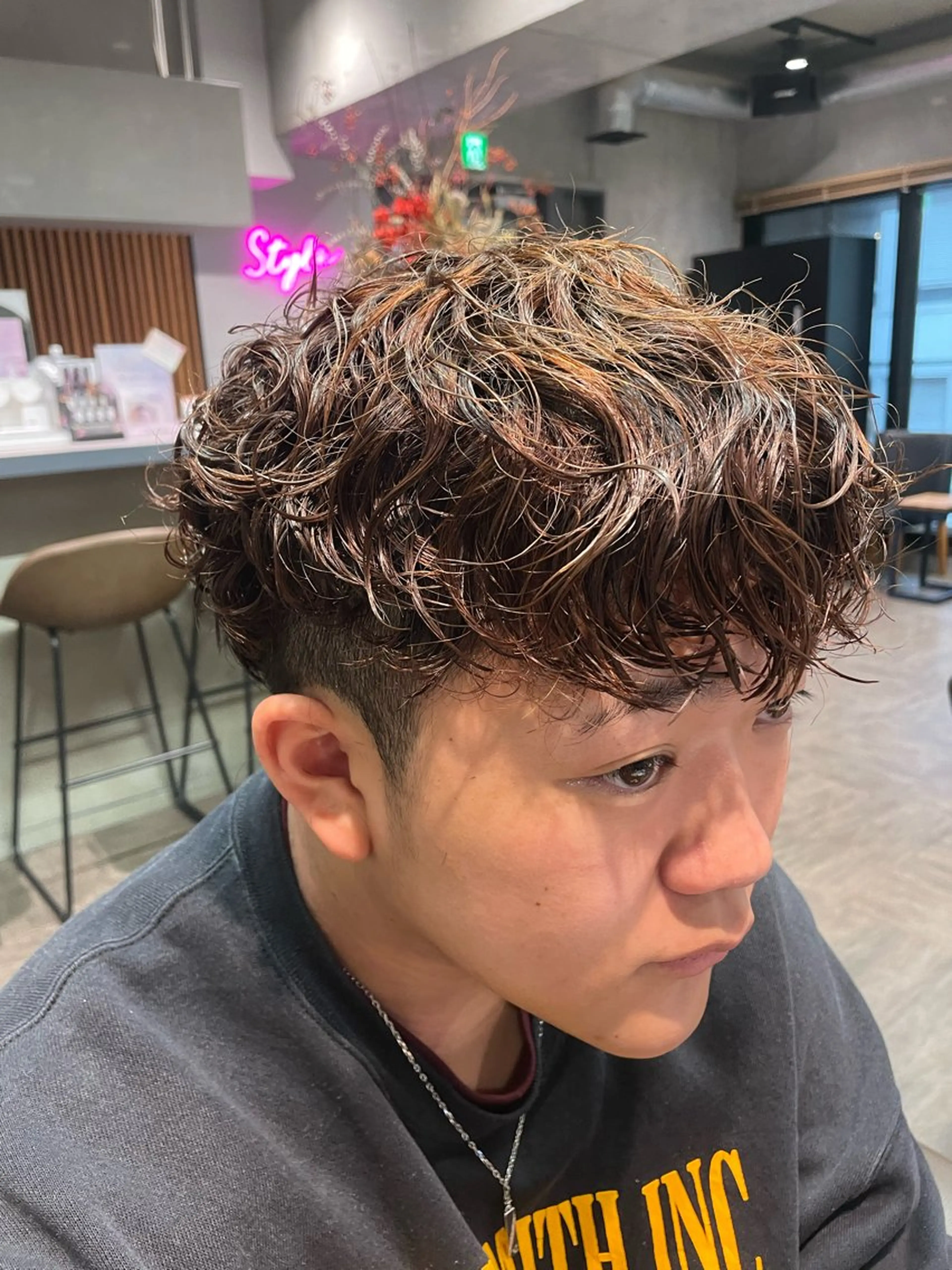 パーマ メンズ PANOLA下北沢 中川夢菜のヘアスタイル
