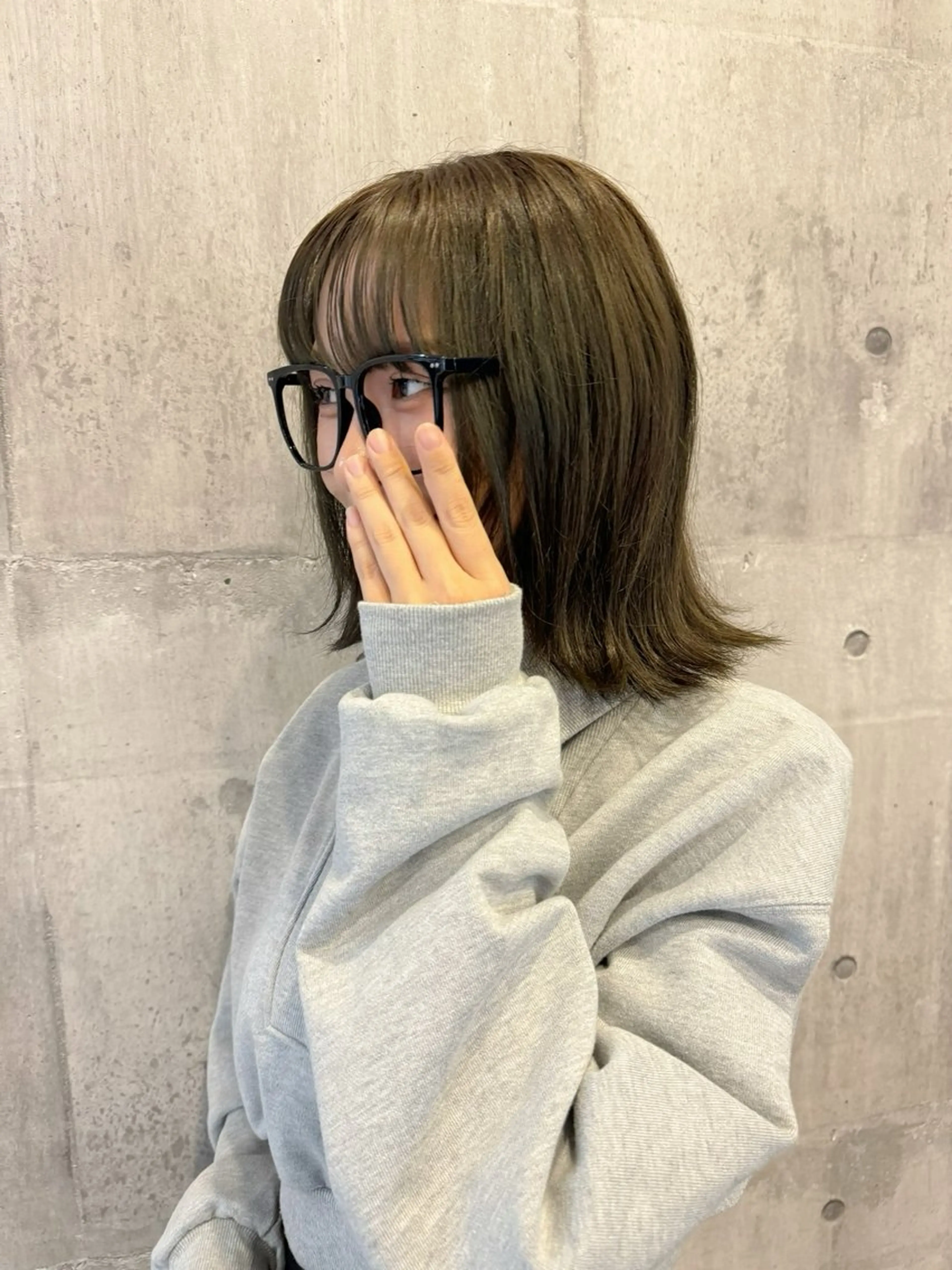カラー オリーブカラー オレンジ yuimarl切田 はじめ✨のヘアスタイル