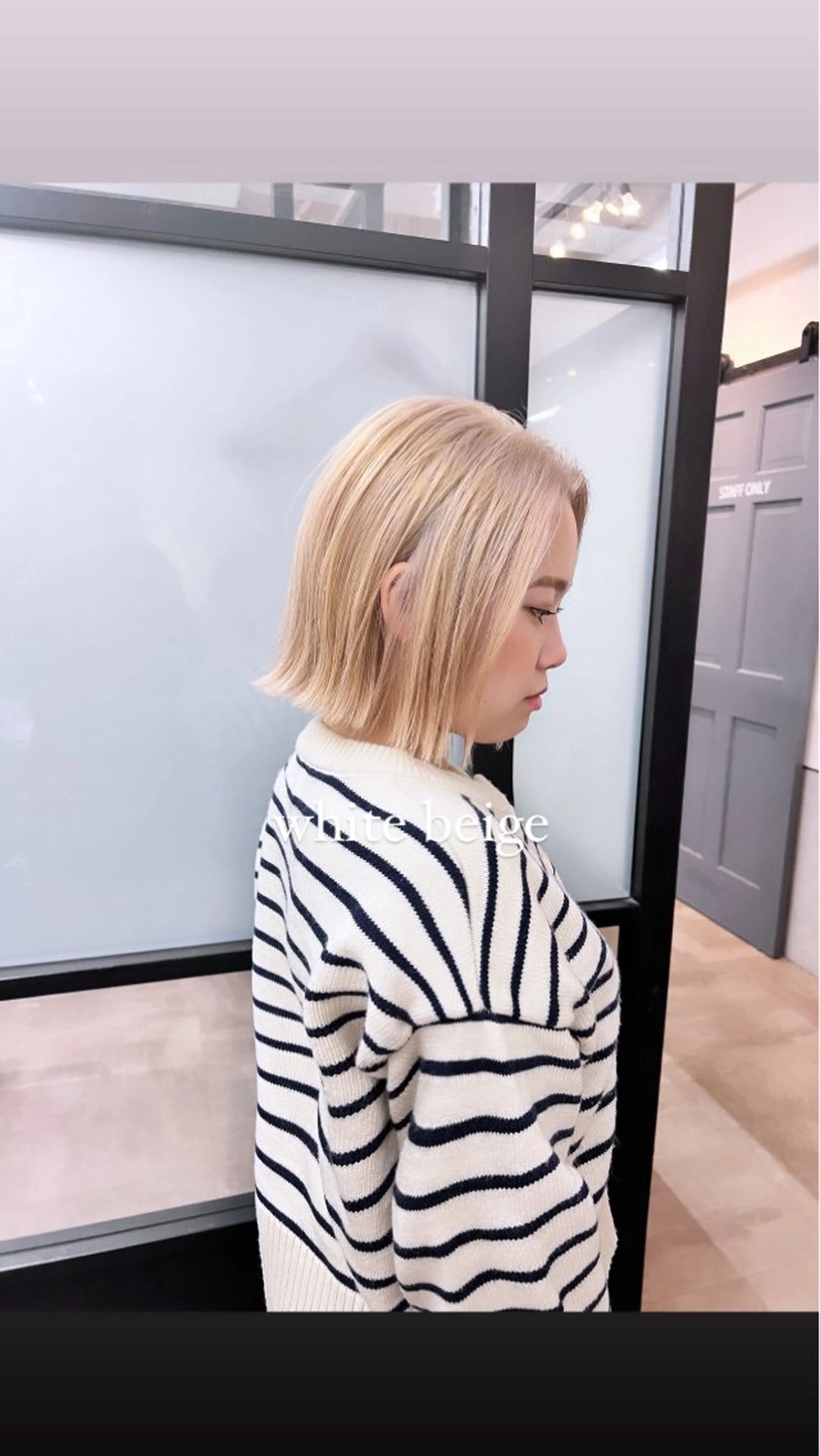 ケアブリーチ＋透明感カラー＋トリートメントの写真