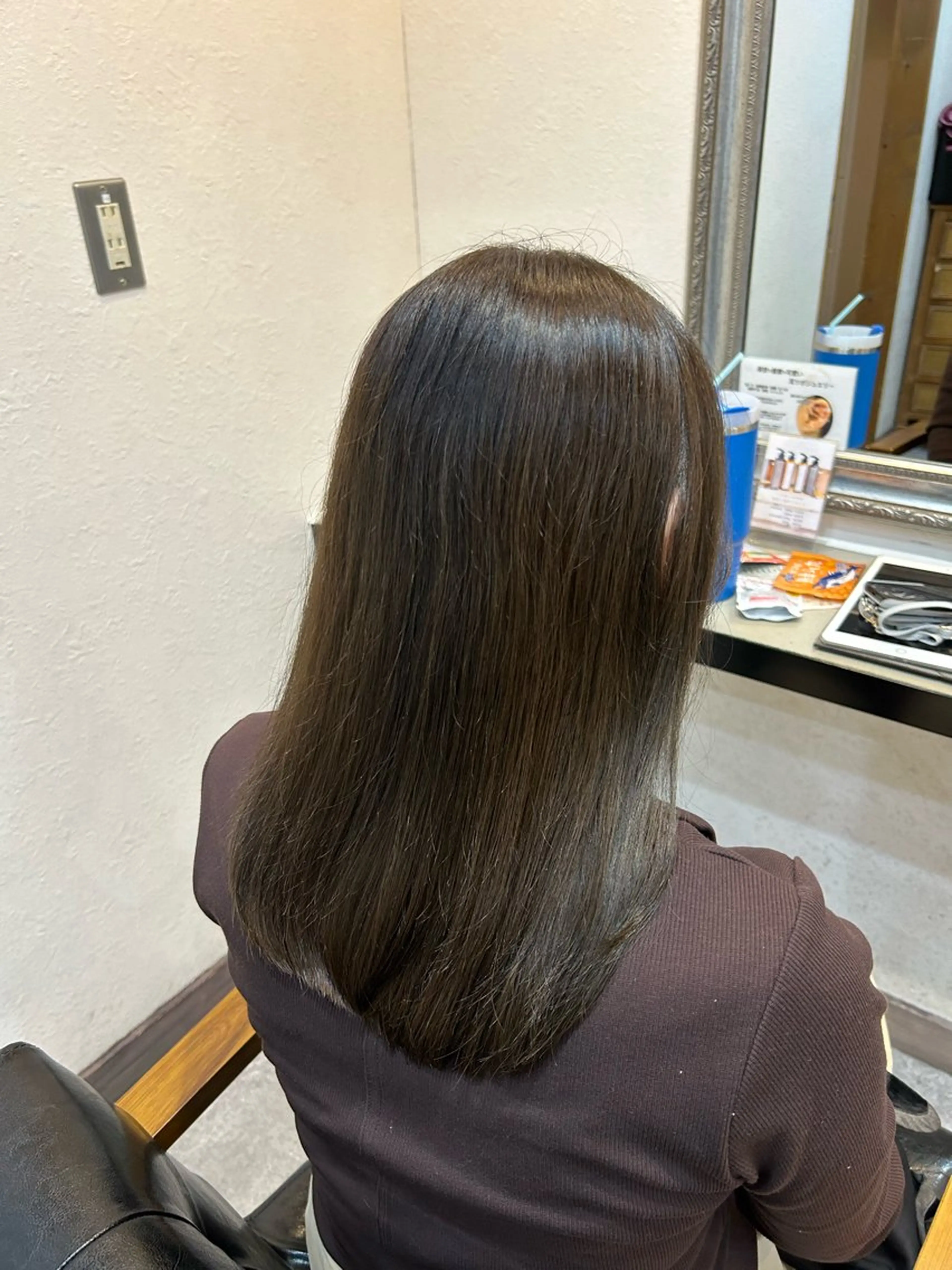 カラー ベージュカラー オリーブベージュ ヘアカラー 水戸/透明感カラー✨ 長谷川凌久のヘアスタイル