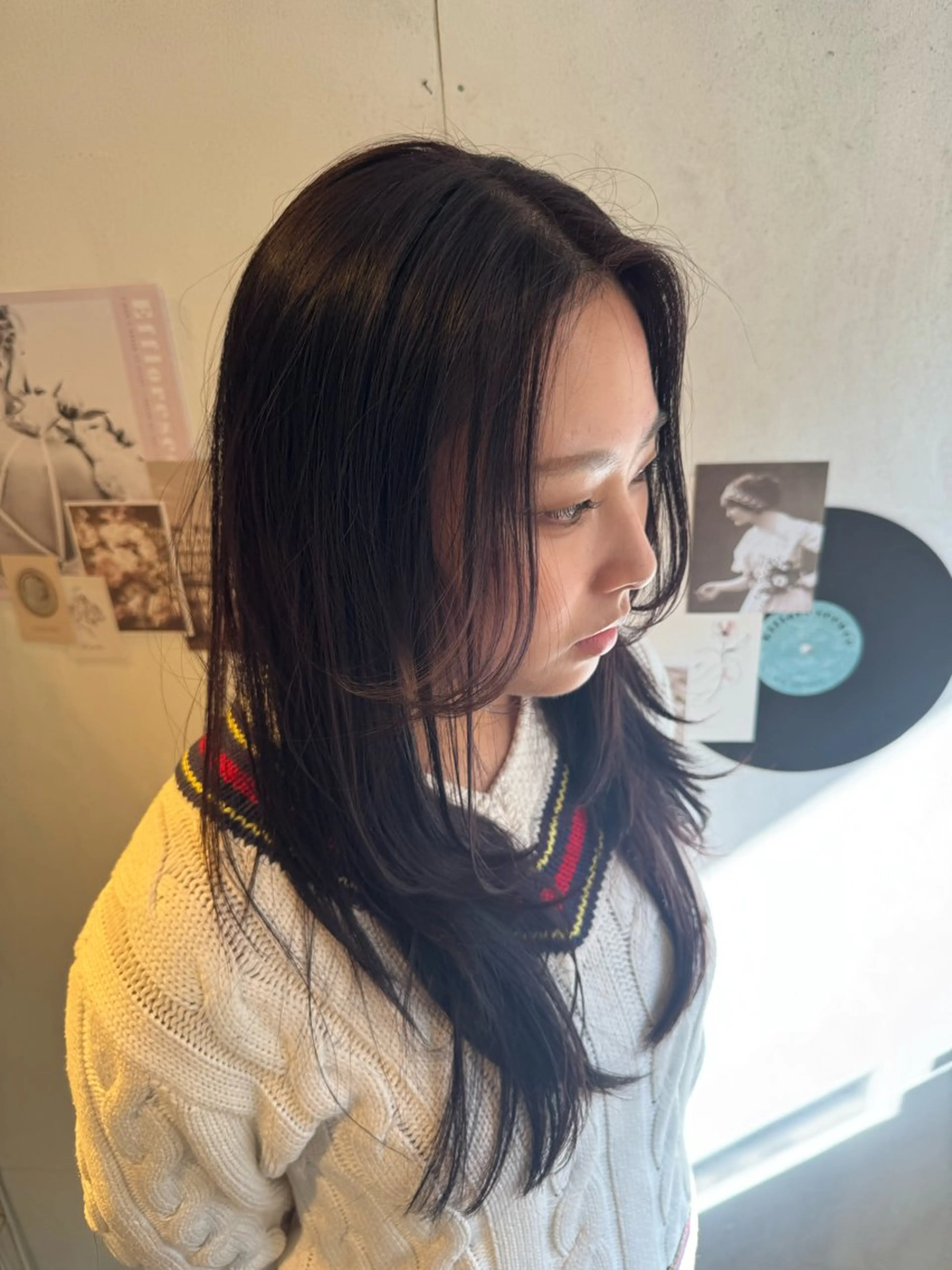 セミロング 透明感カラー/ レイヤー/SHUNのヘアスタイル