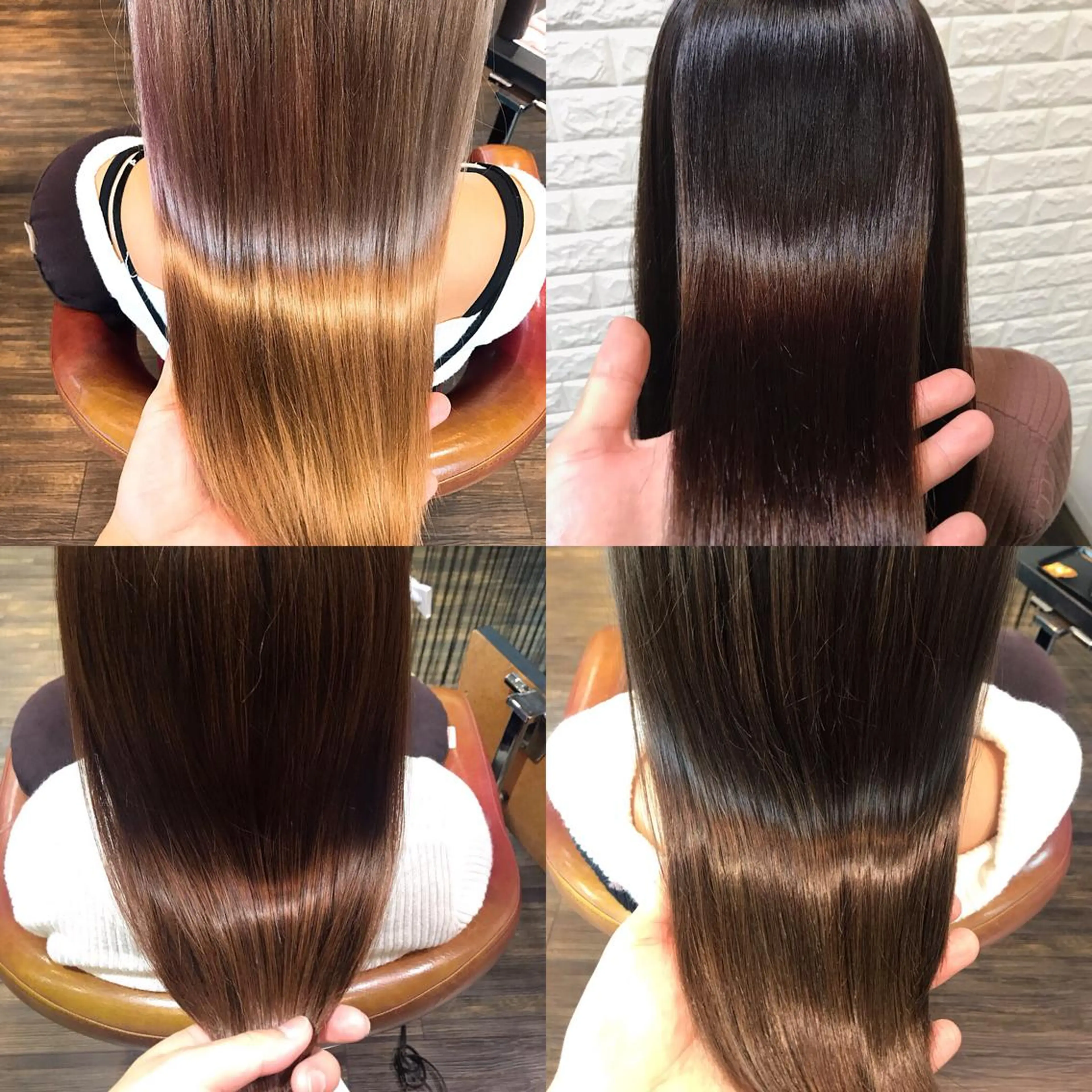 セミロング パーマ 髪質改善 縮毛矯正 ストレートパーマ 縮毛矯正/ 髪質改善 /ショート　圍　崇行のヘアスタイル
