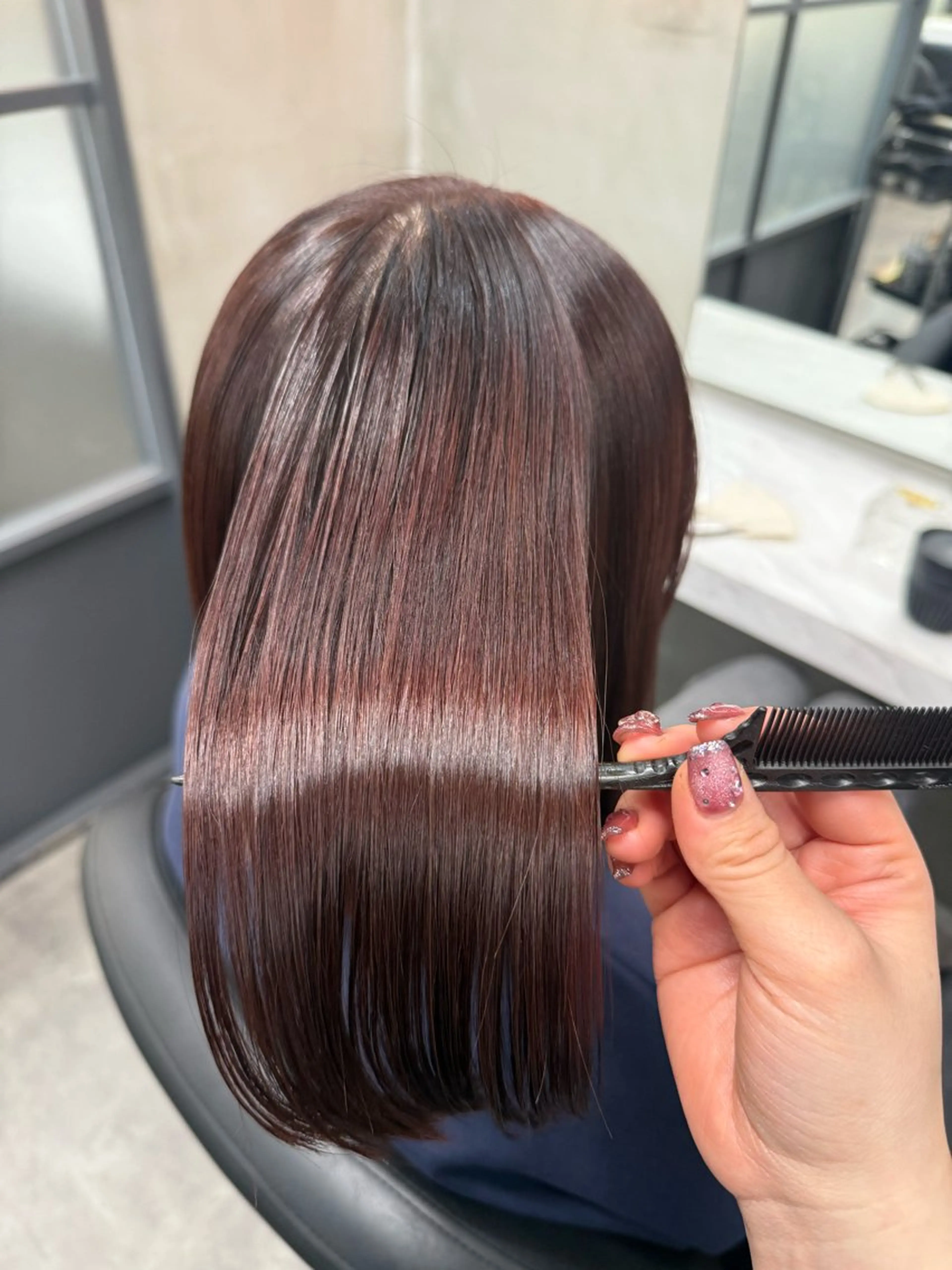 カラー 木村 智美のヘアスタイル