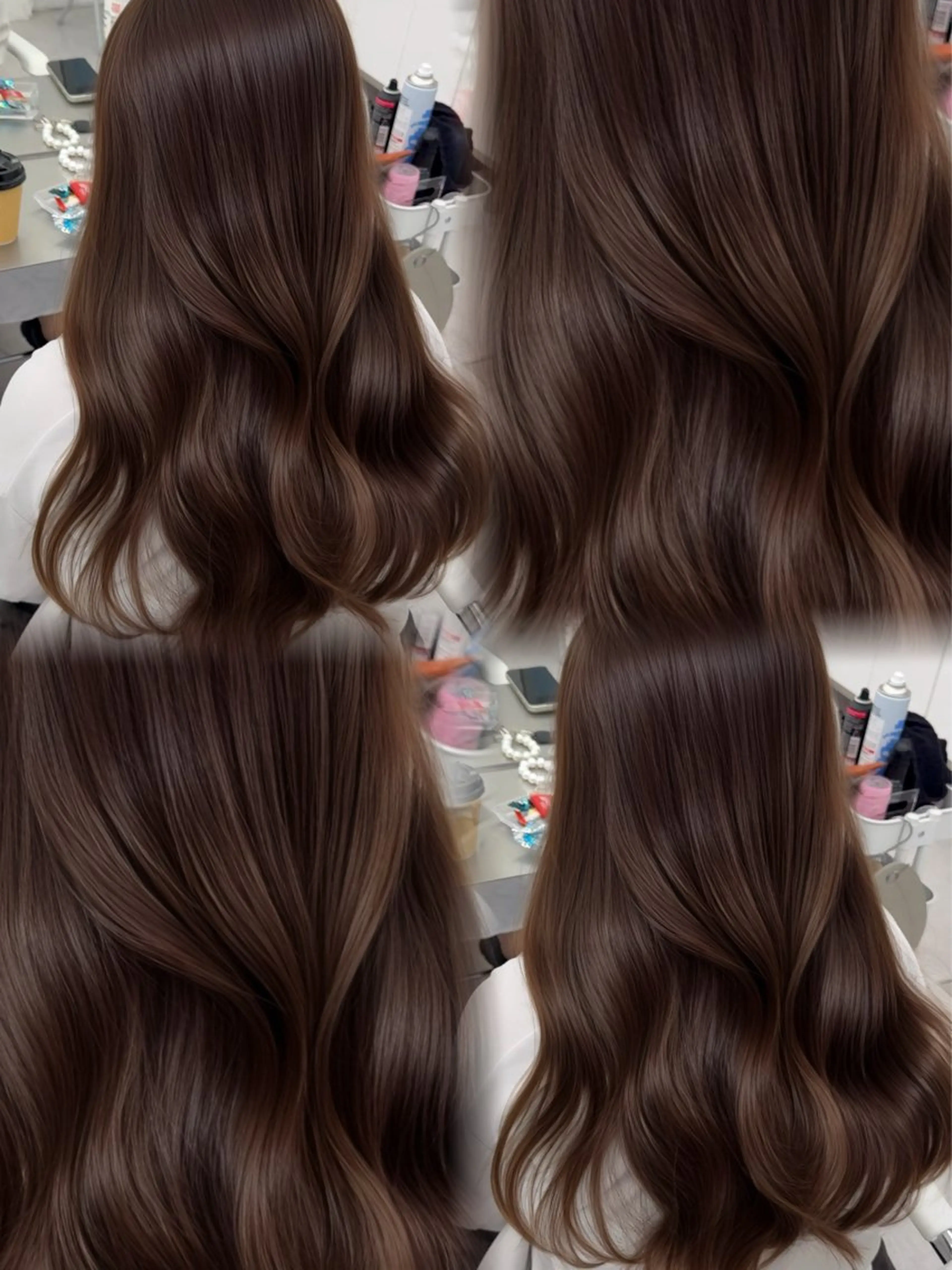 セミロング カラー ヘアアレンジ 顔周り&ミディアム 特化/池袋/kokiのヘアスタイル