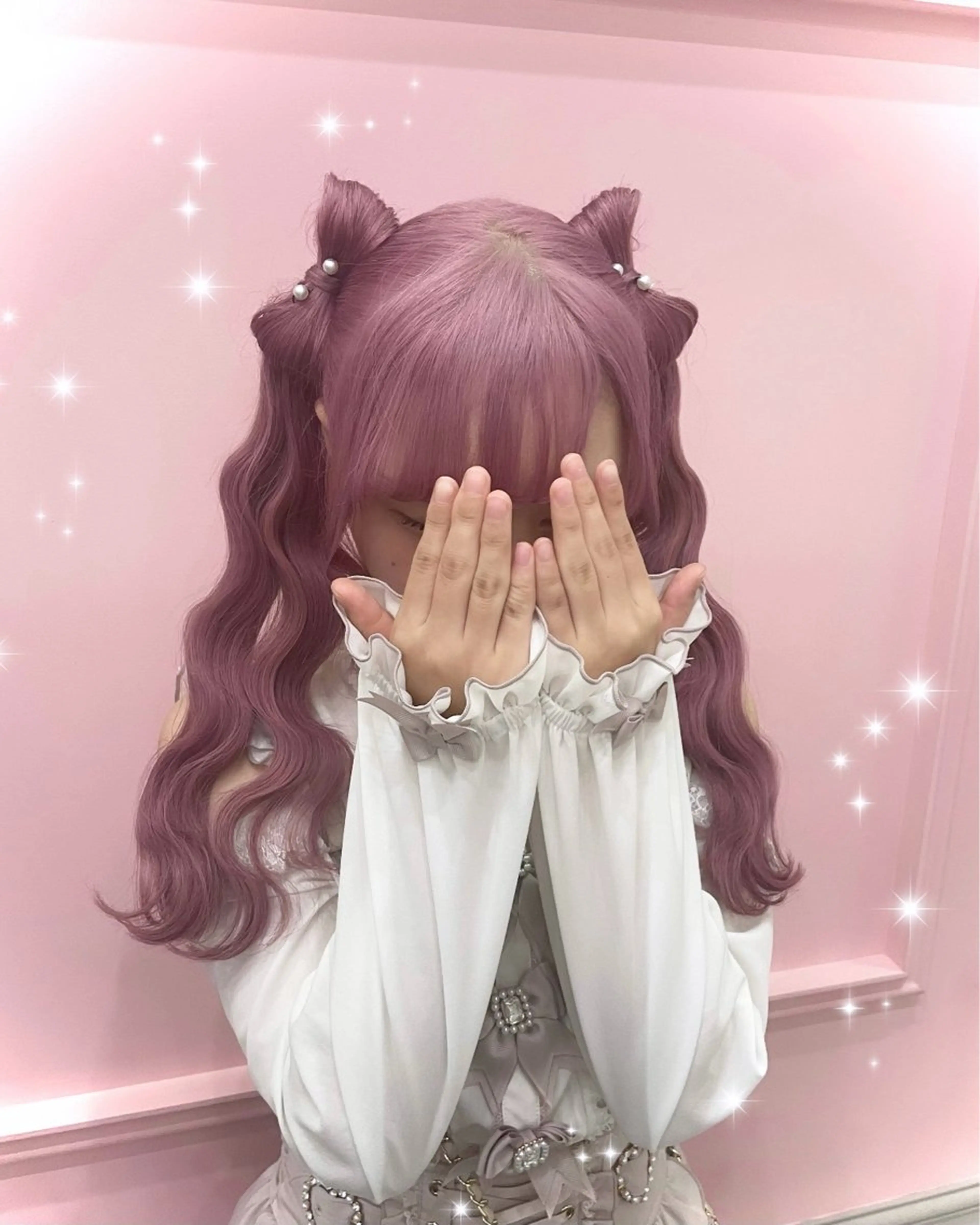 ロング ヘアアレンジ ツインテール ヘアセット lien ヒジリのヘアスタイル