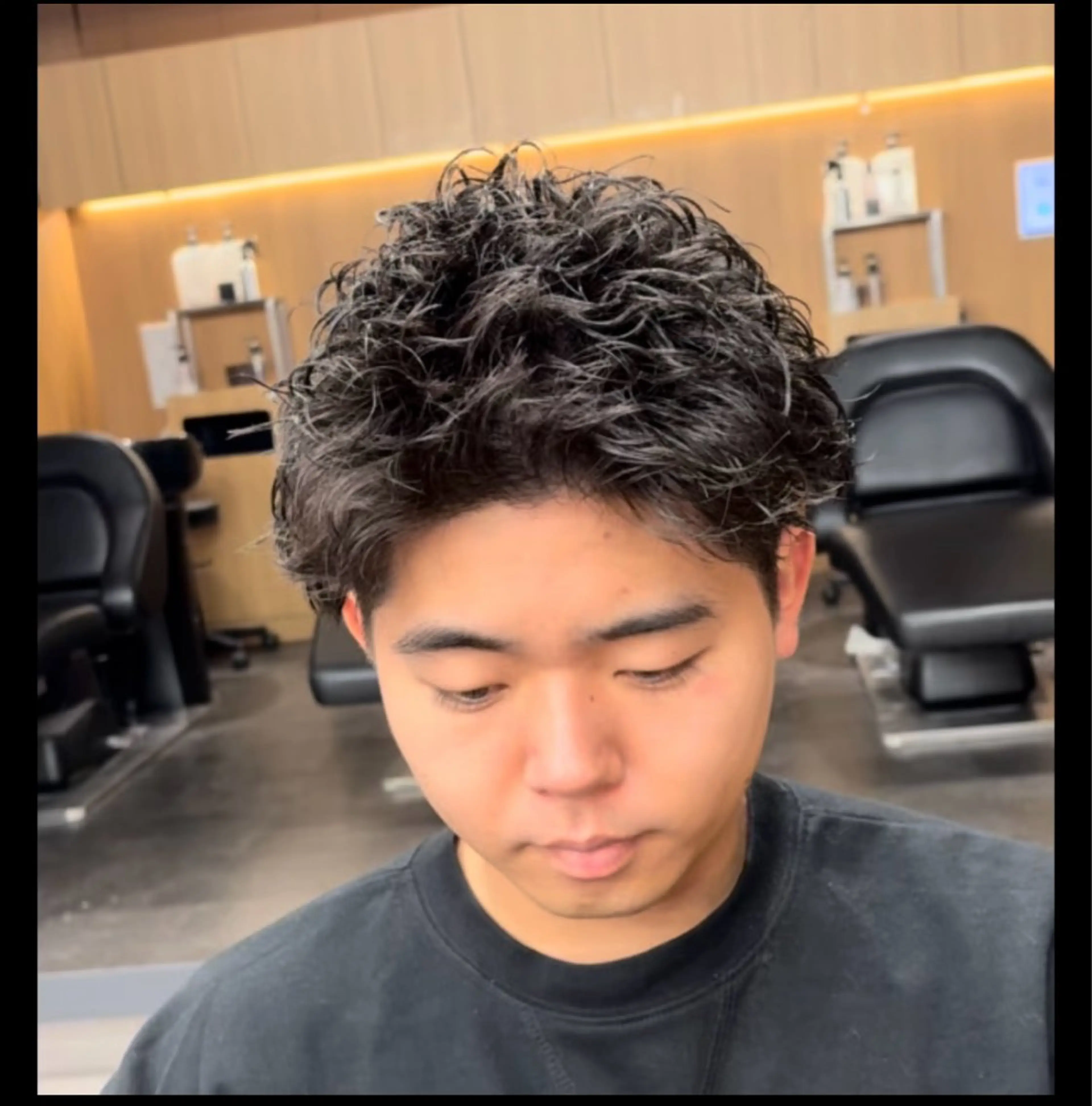 ショート カット パーマ ヘッドスパ ヘアセット パーマ指名率No1 メンズ特化ケイトのヘアスタイル