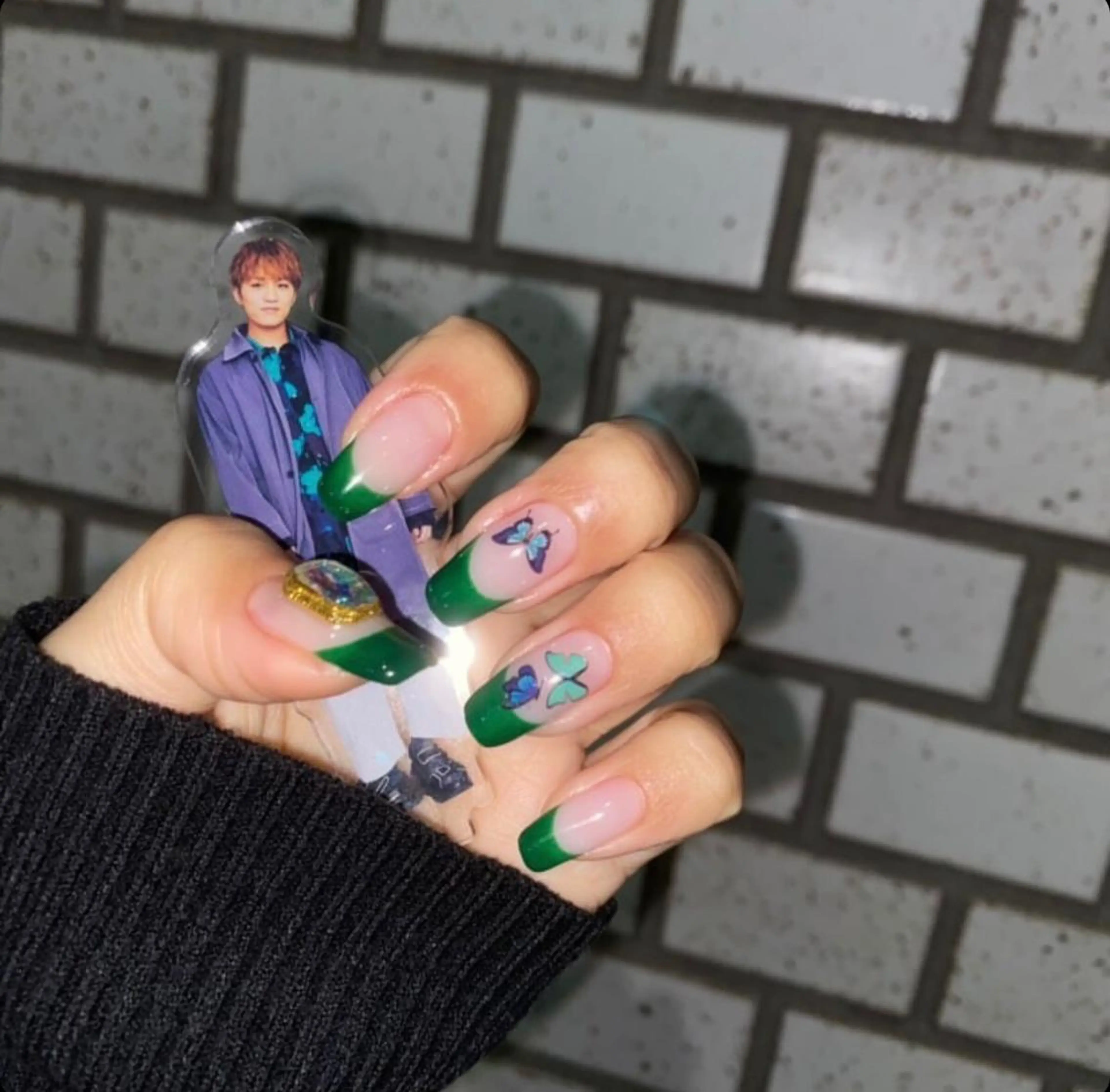 ネイル ハンドネイル パラあり！フィルイン 美フォルムのネイルデザイン