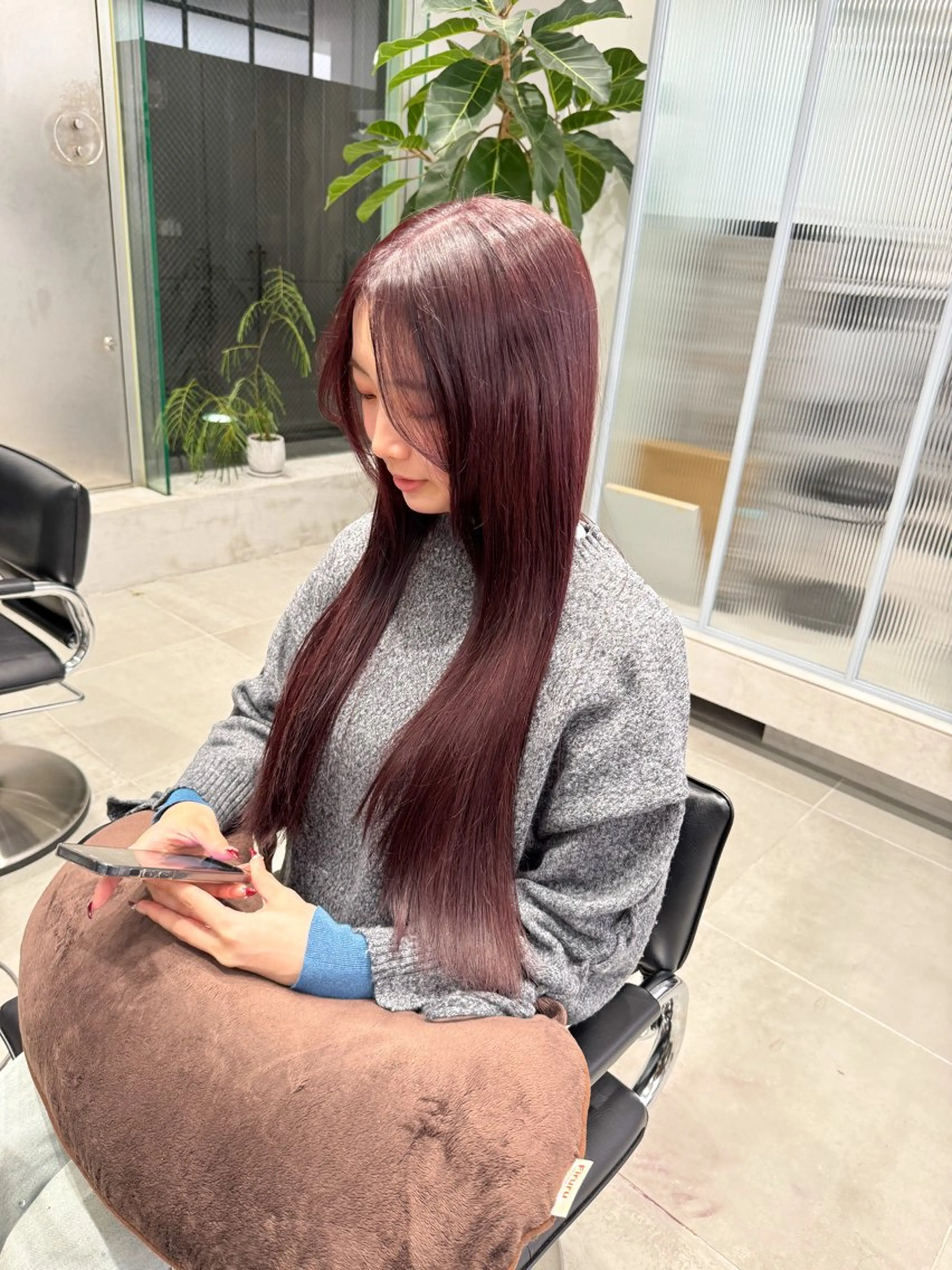 ロング カラー ヘアカラー ひかり/ベージュ /似合わせカットのヘアスタイル