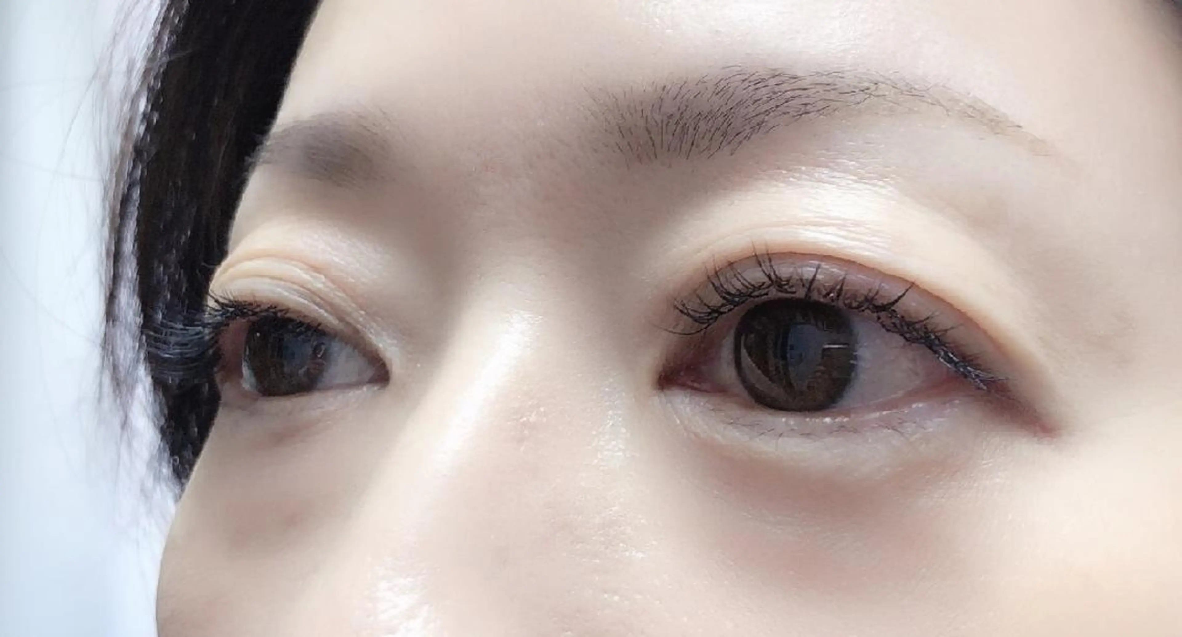 マツエク・マツパ 付け放題 フラットラッシュ ナチュラル まつげパーマ 一重×まつ毛パーマ 吉岡 ゆうなのマツエク・マツパデザイン