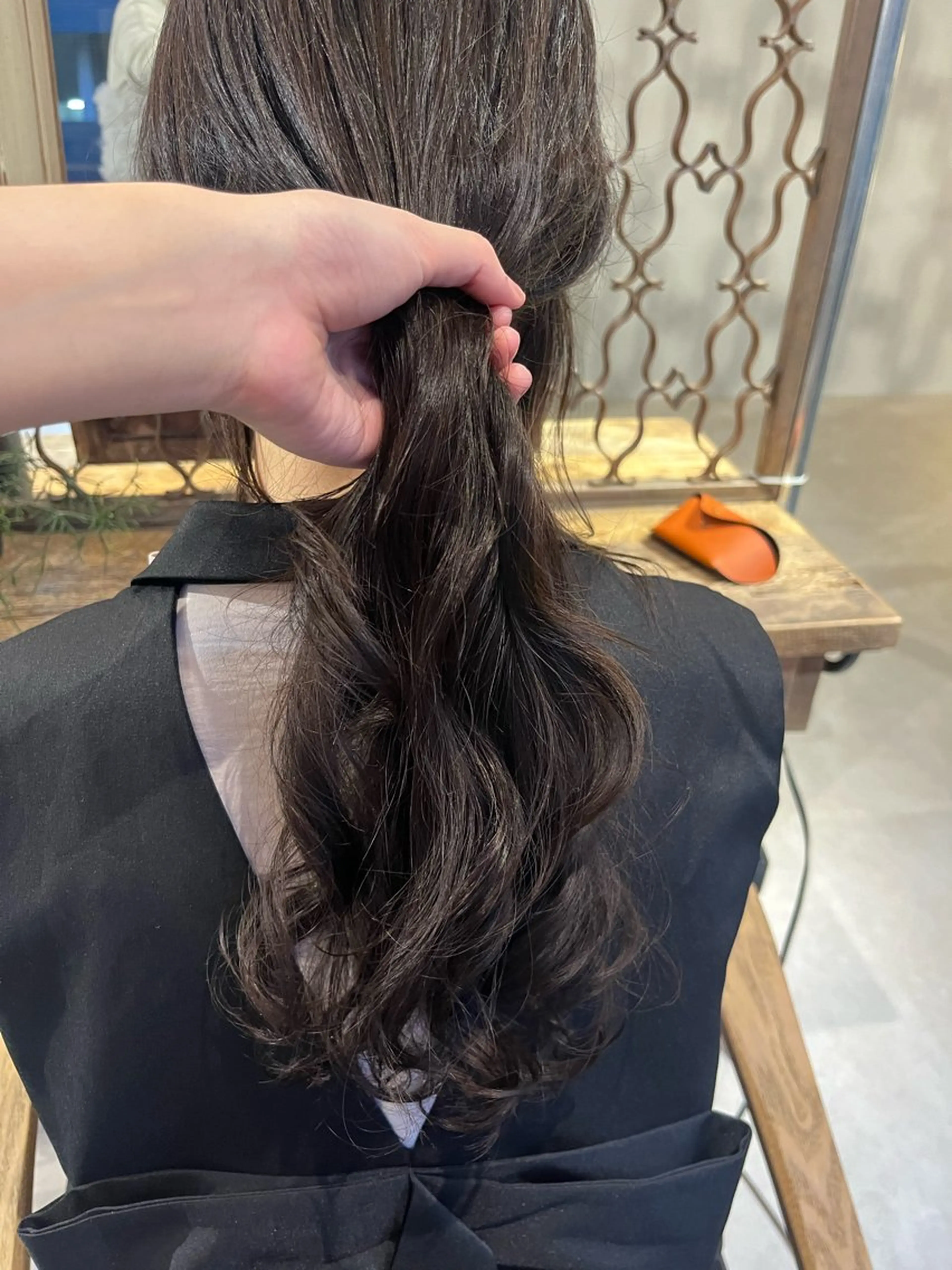 セミロング パーマ スタジオノル パーマ🌀あやなのヘアスタイル