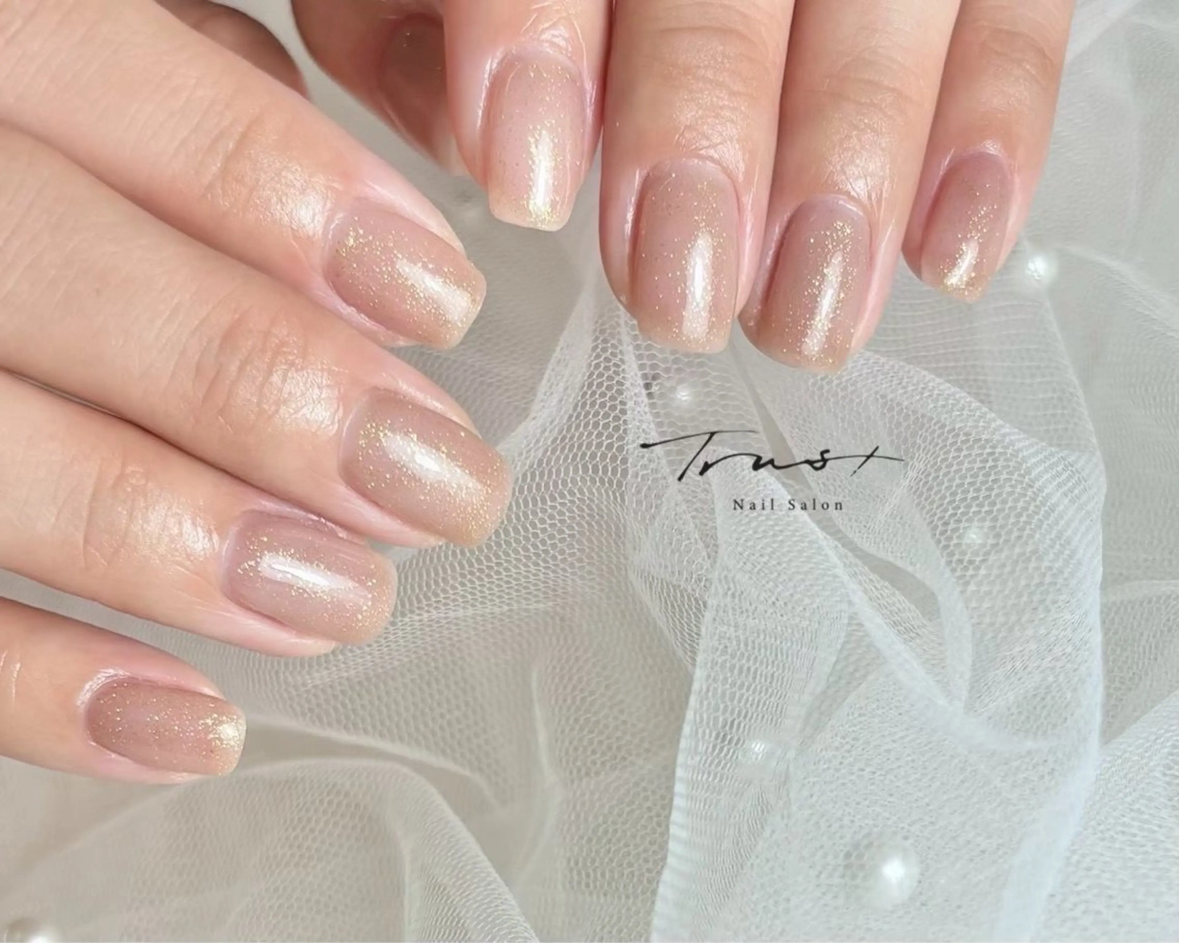 ハンドネイル ワンカラー (オフなし)の写真