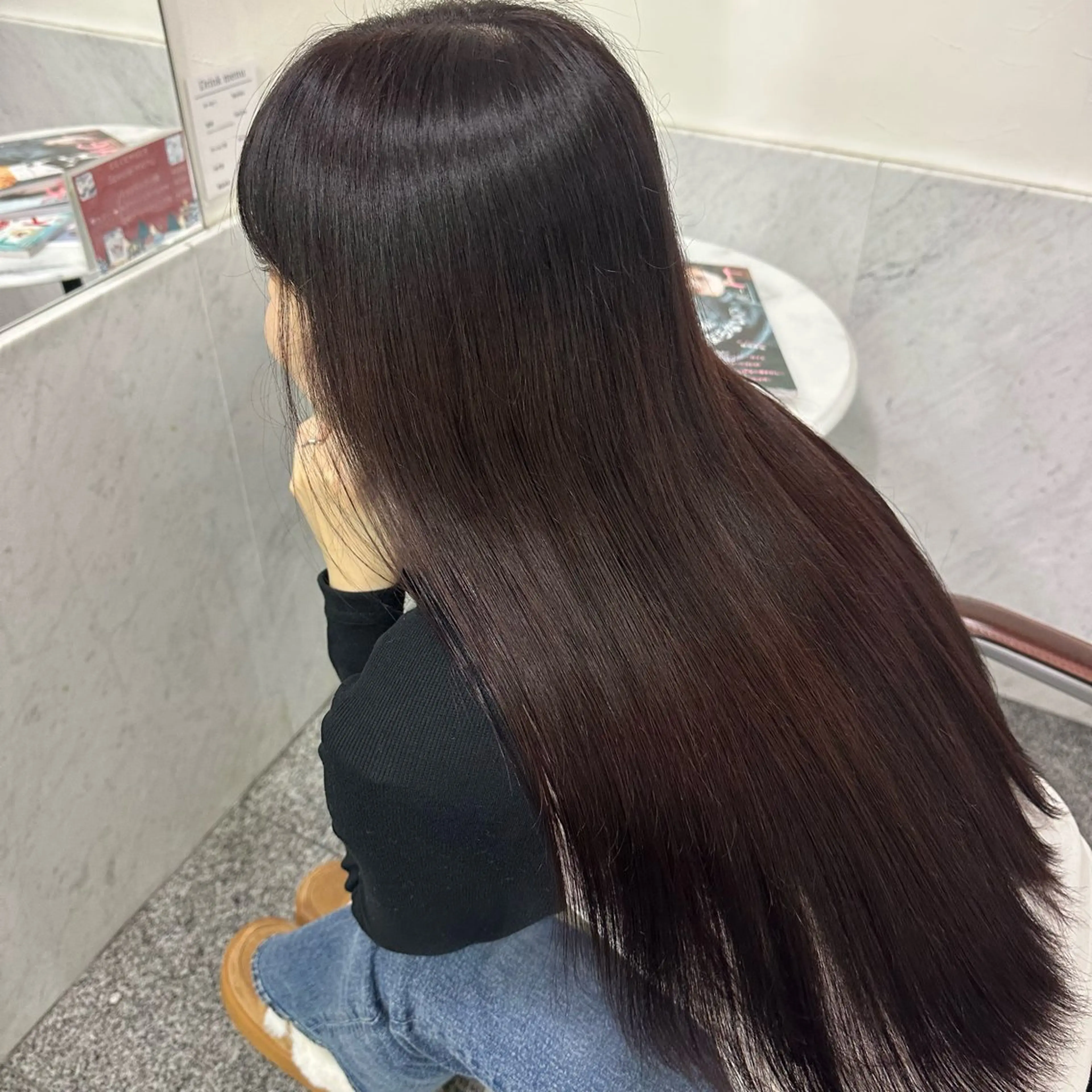 ロング カラー 町田 里奈のヘアスタイル