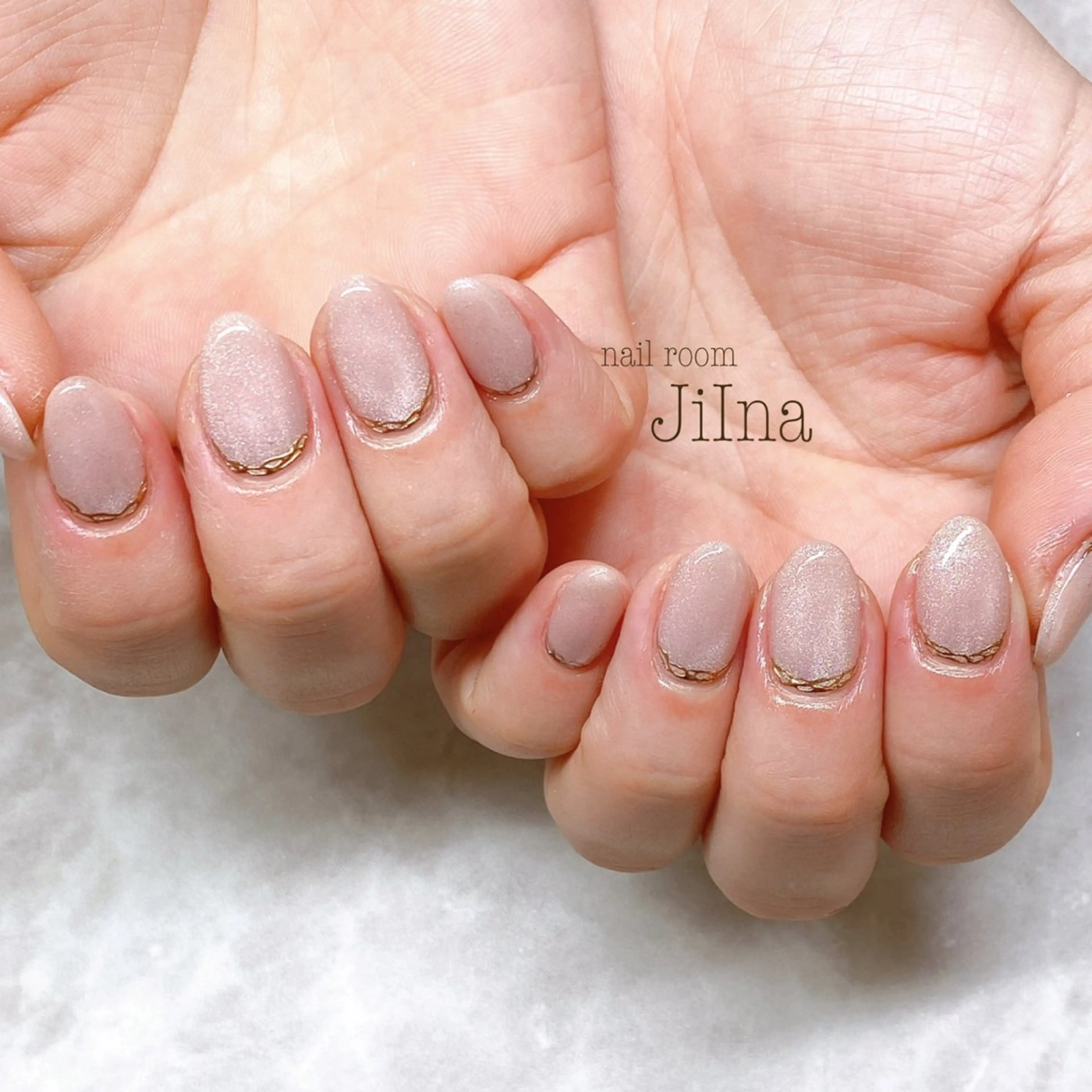 ネイル アートネイル マグネットネイル ミラーネイル JiIna nailのネイルデザイン