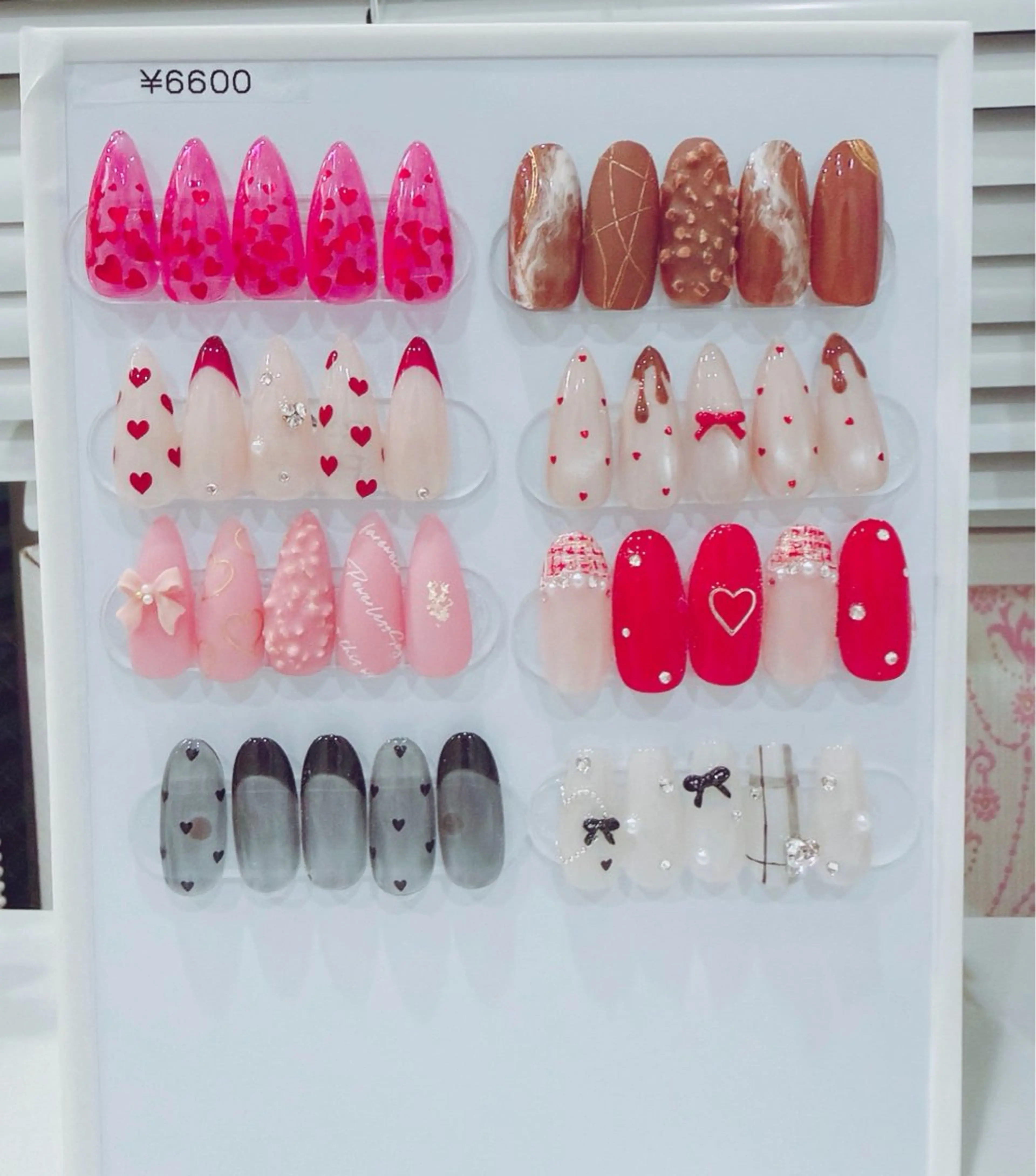 ネイル バレンタイン ハンドネイル bebe nailのネイルデザイン