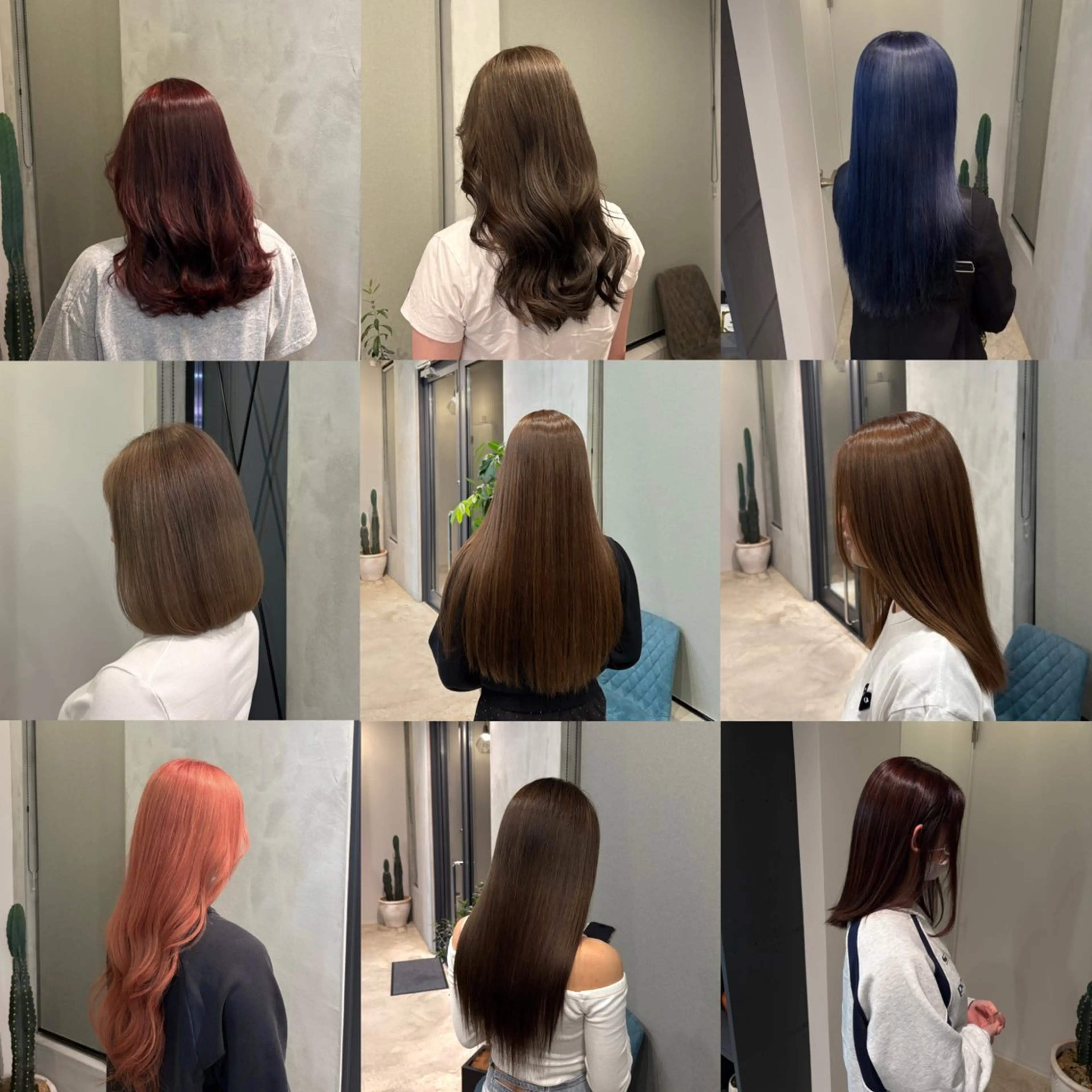 カラー 宮島 華湖のヘアスタイル