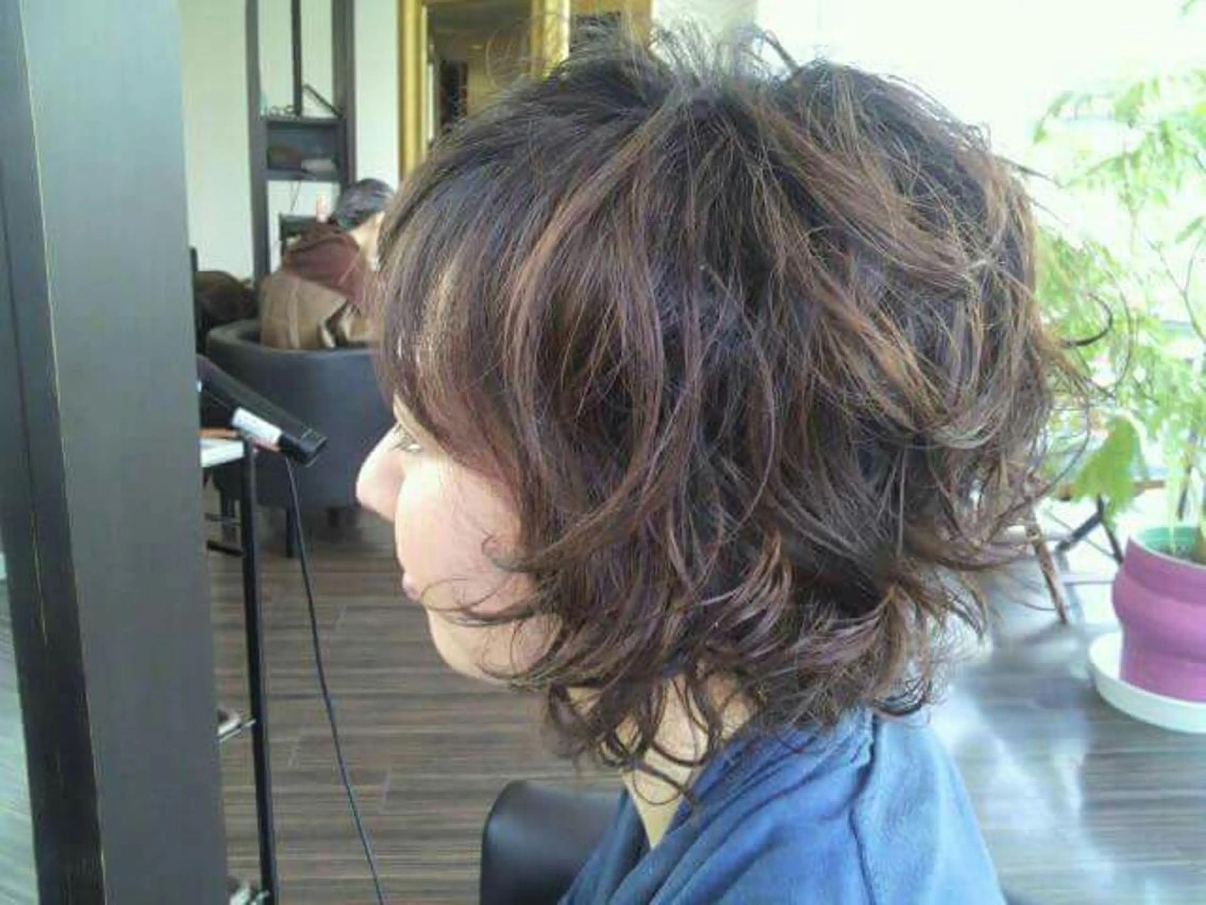 ショート パーマ カラー spa hair ark 富井直美のヘアスタイル