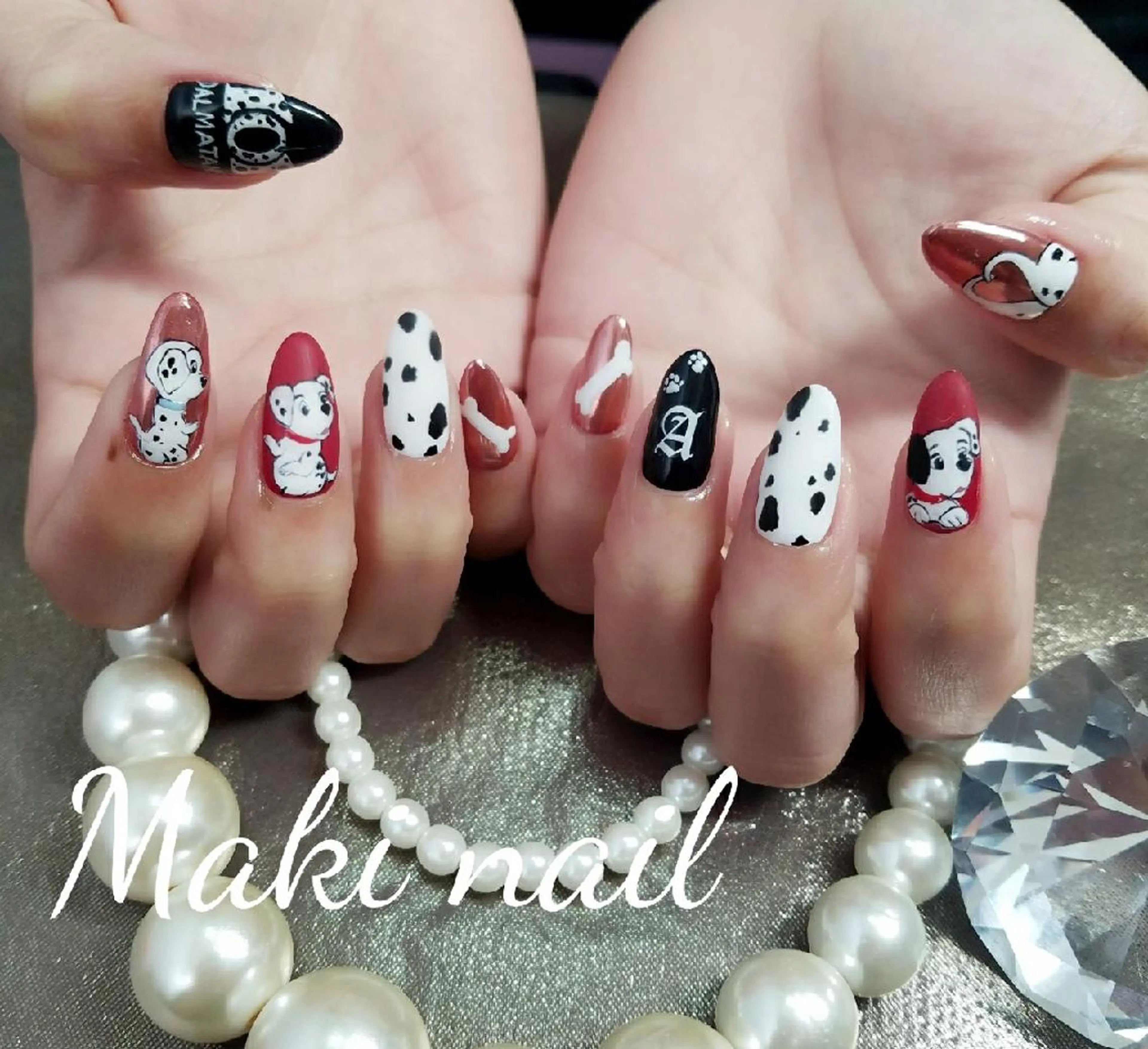 ネイル ショート アートネイル ジェルネイル   MAKI NAILのネイルデザイン