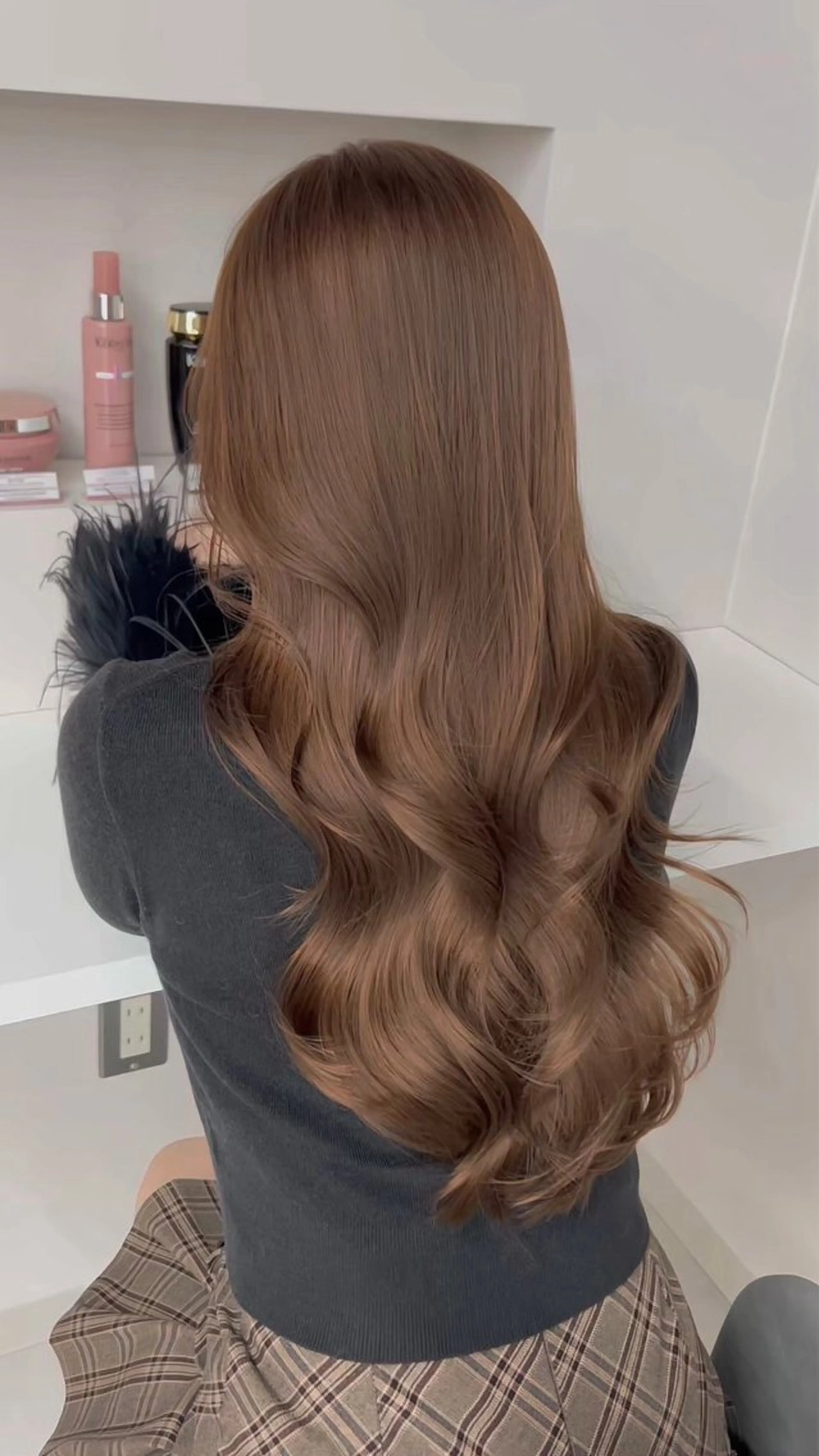 カラー モリシタ チョウのヘアスタイル