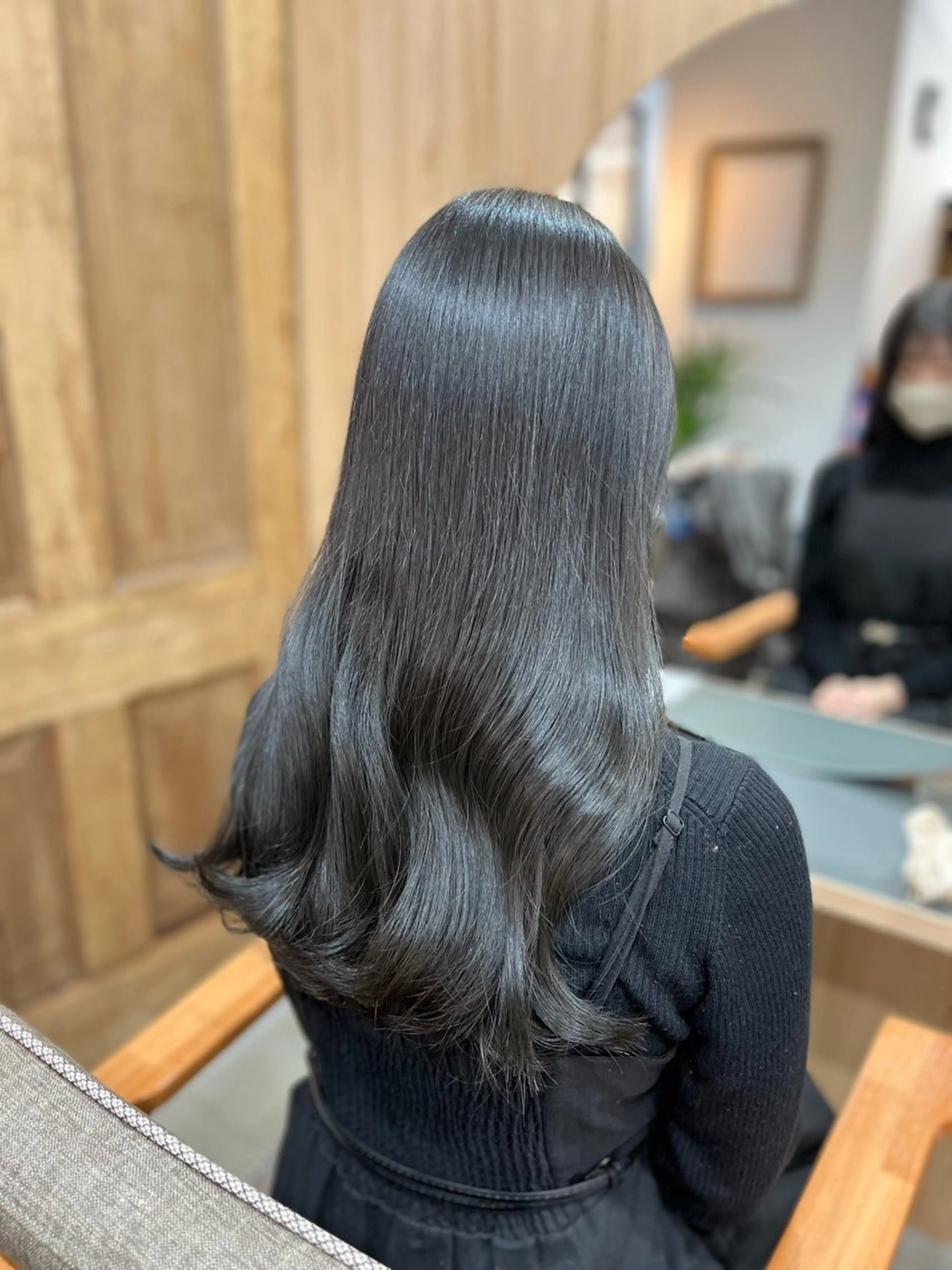 ロング カラー グレージュ シアーグレージュ ヘアカラー 髪質改善/艶髪🫧 ｼｽﾞｸ🦥🌿のヘアスタイル