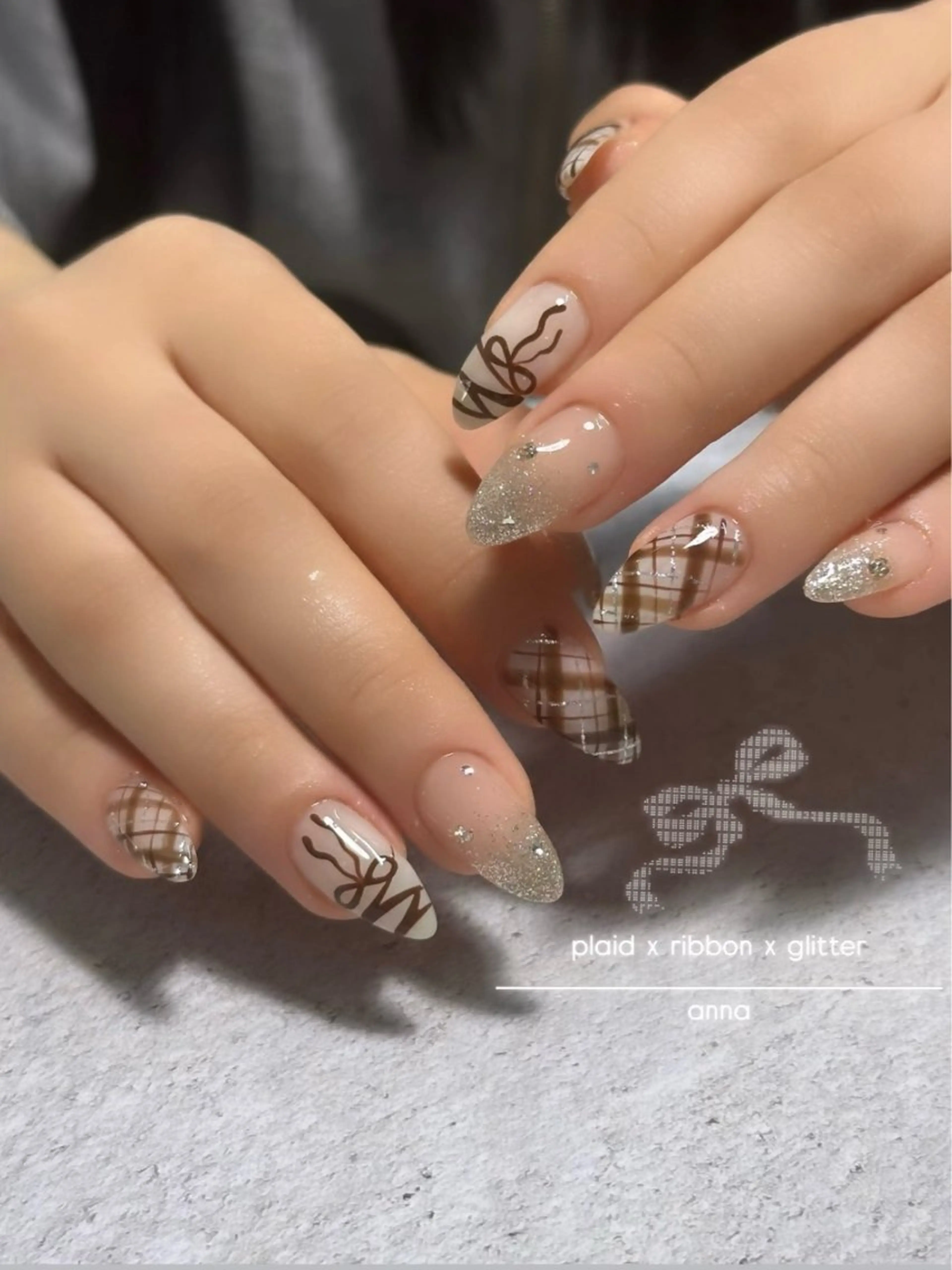 ネイル GRANDE OSU Anna 🧸💛のネイルデザイン