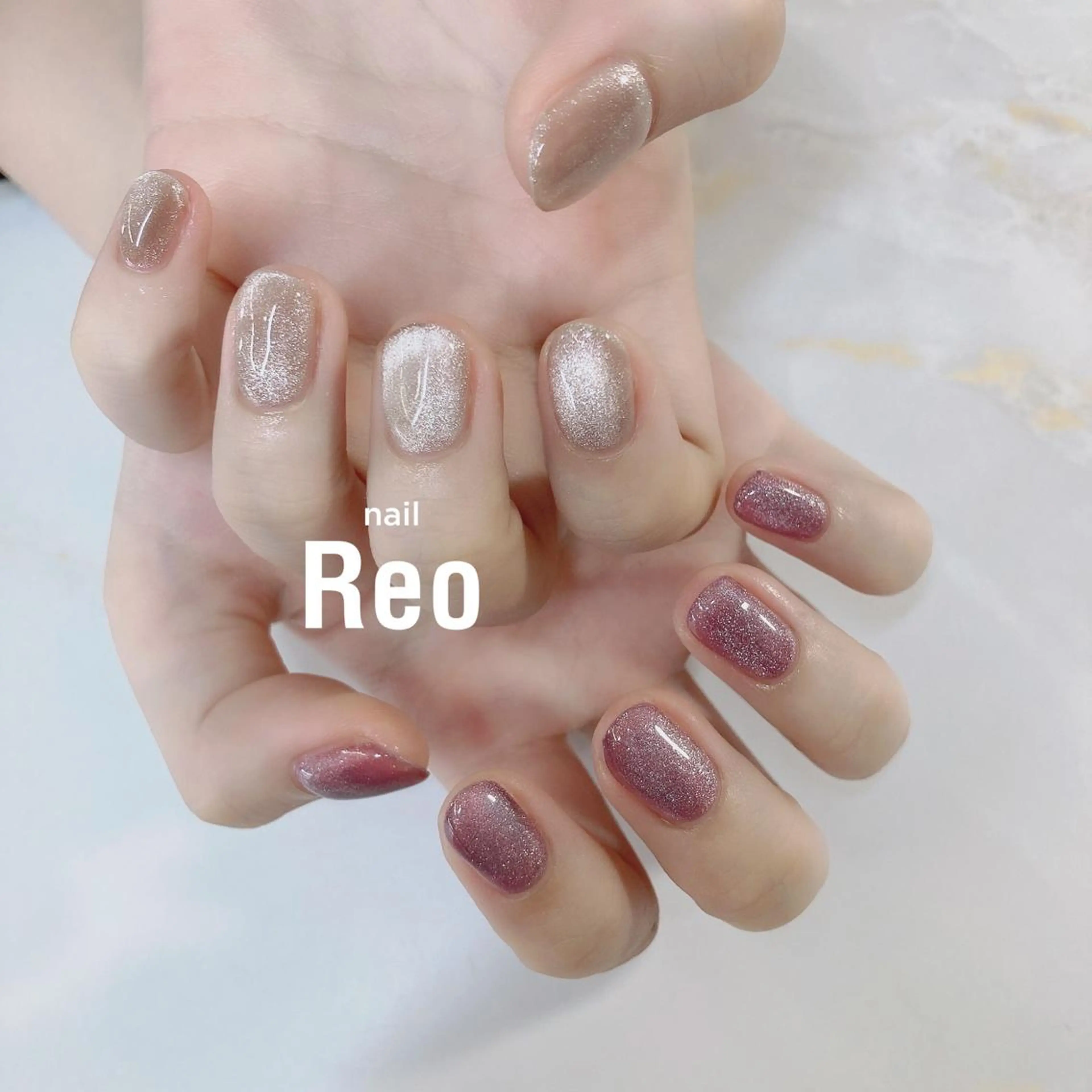 ミディアム ネイル Reonail 💕Kana💕のネイルデザイン