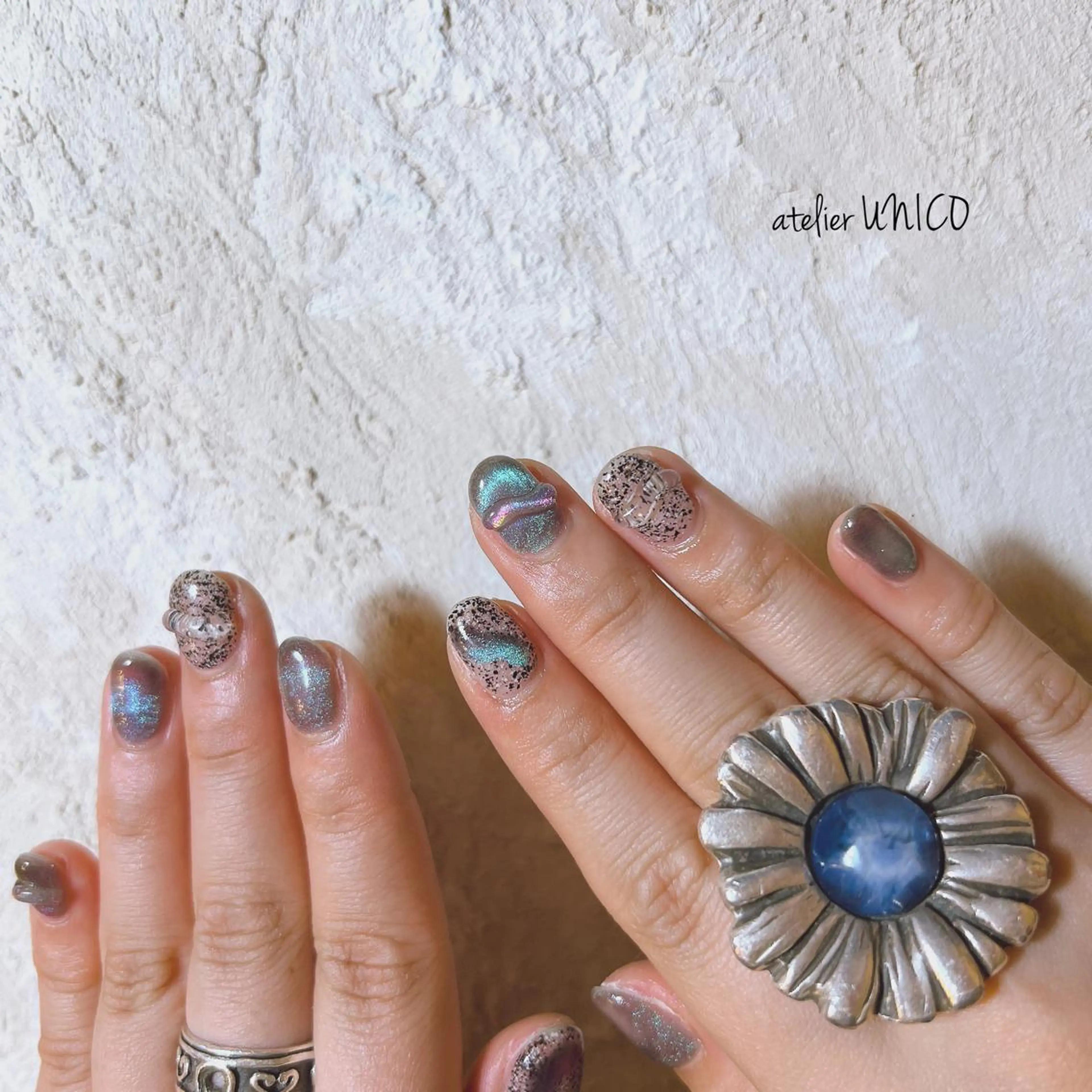 ネイル クリアネイル ハンドネイル アトリエ UNICOのネイルデザイン