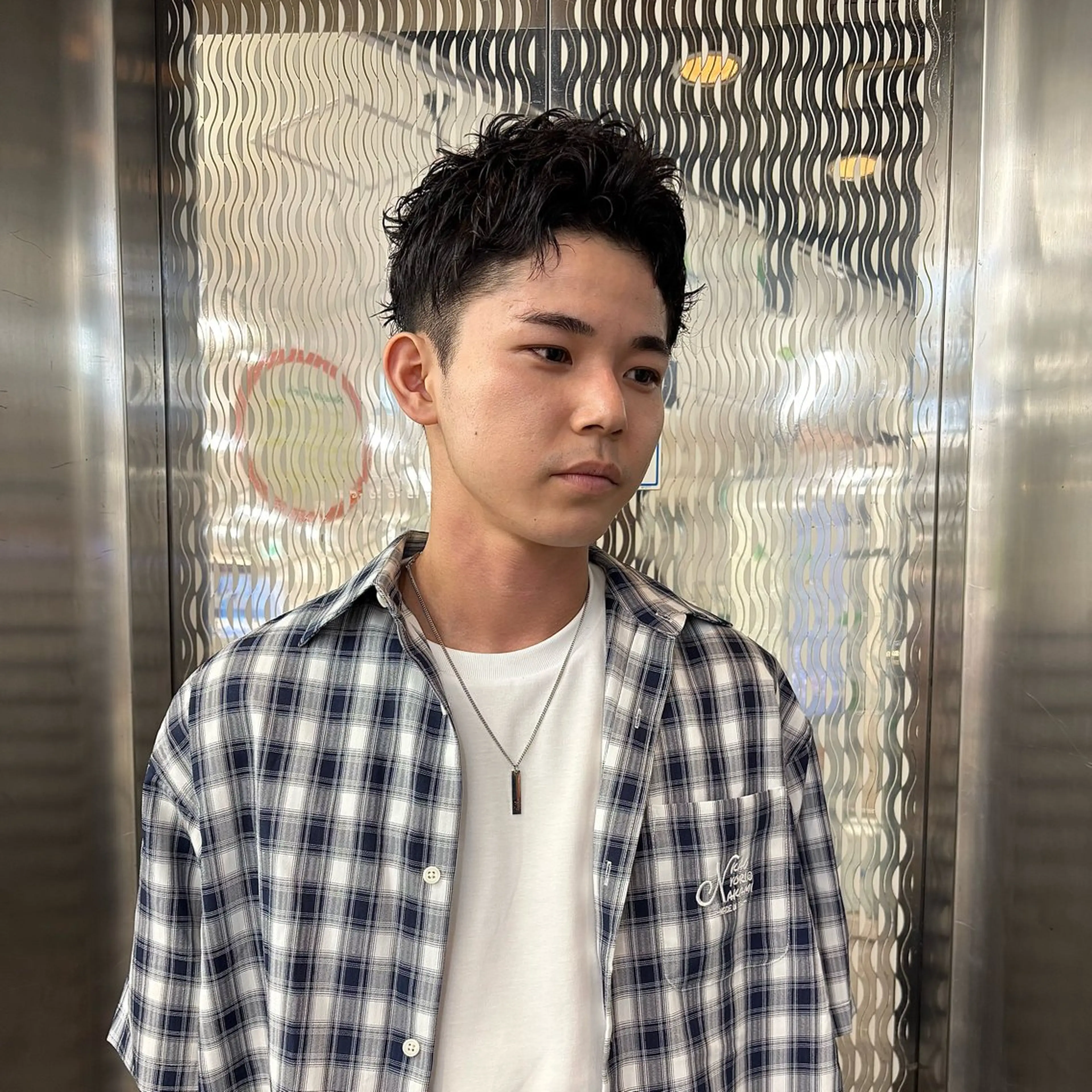 ショート メンズ メンズパーマ カット 🦋女子ウケメンズ パーマYUI🦋のヘアスタイル