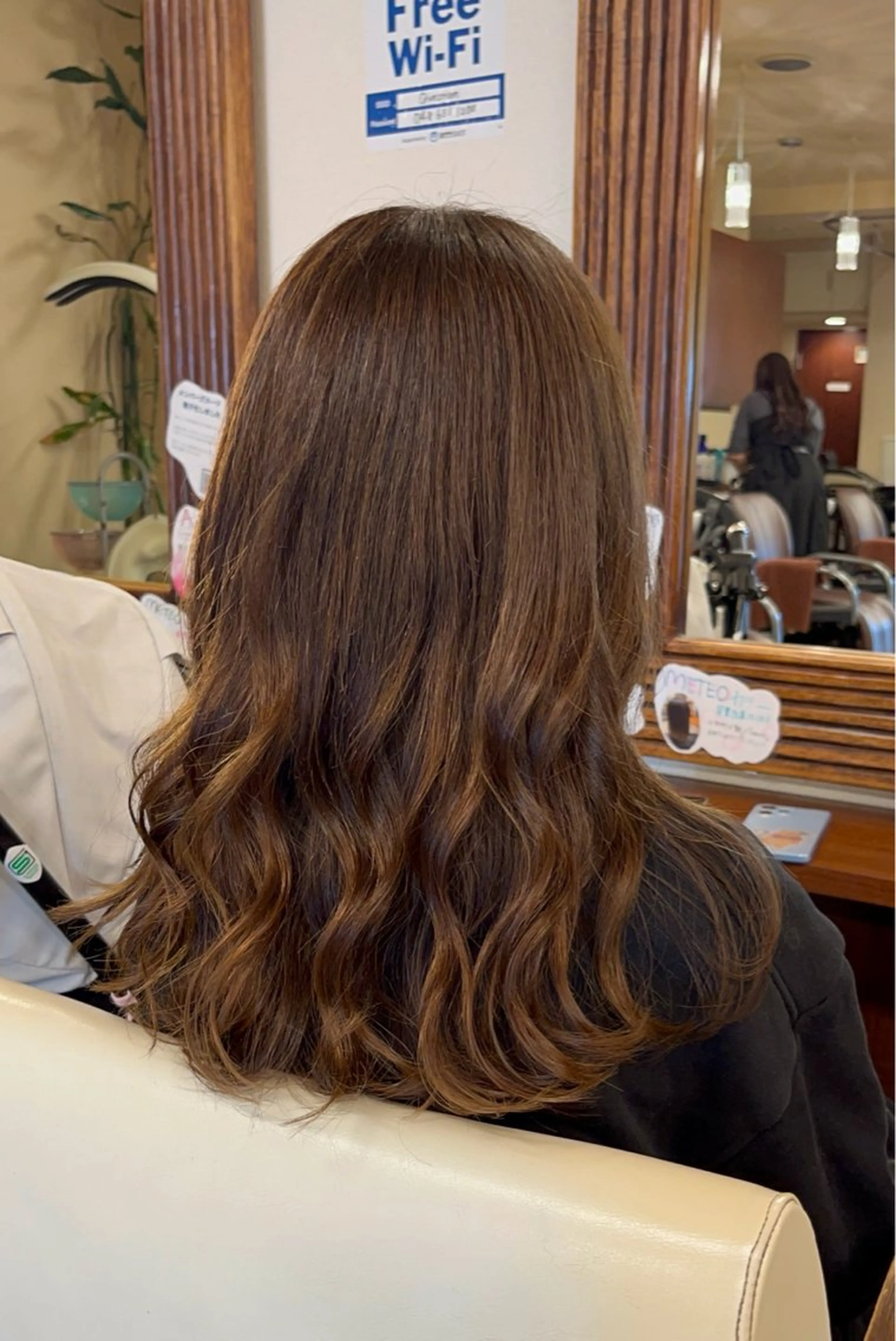 ロング カラー カット ヘアカラー トリートメント 西形 梨瑚のヘアスタイル