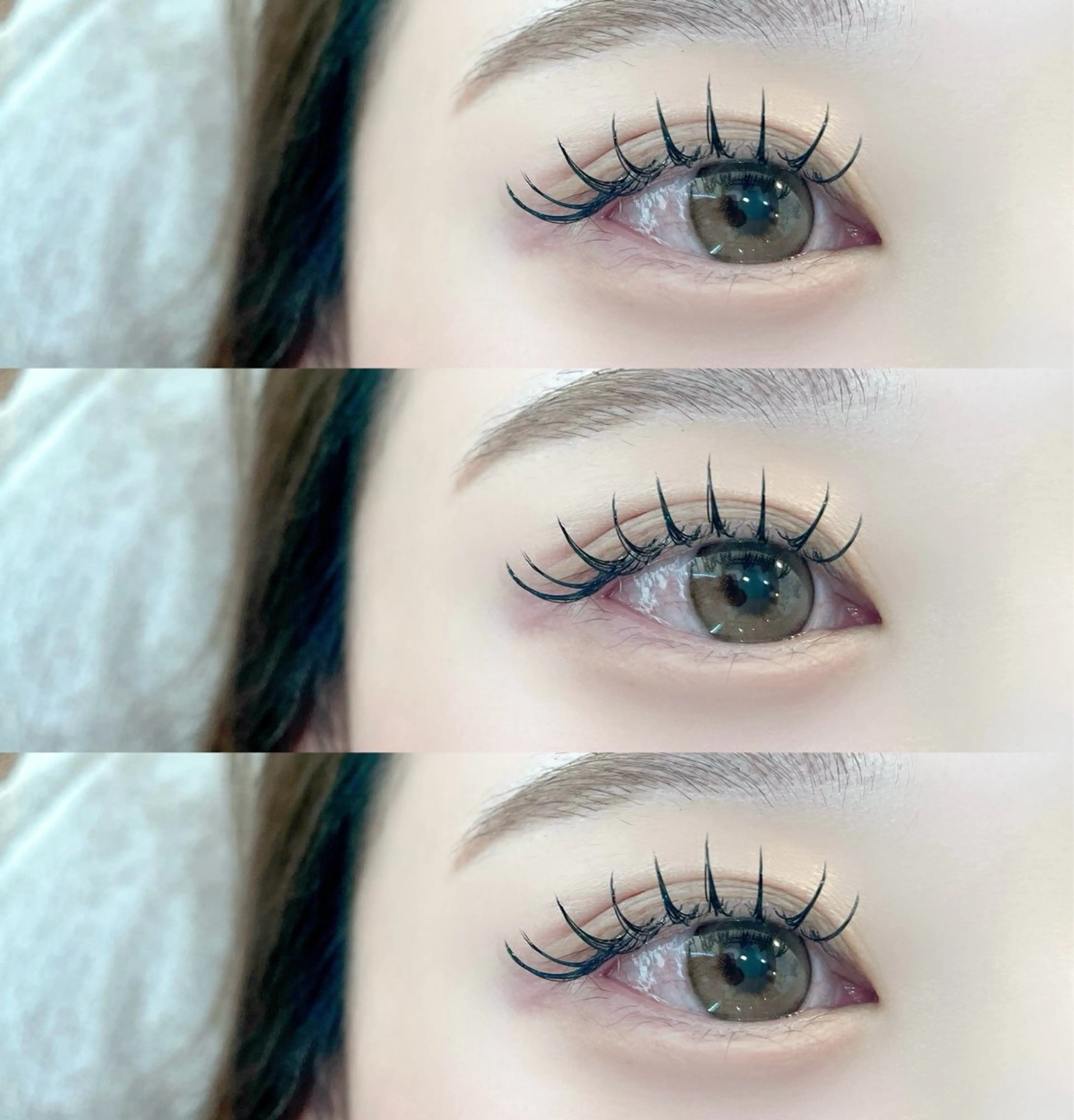 【くっきり♪】ワンホンマツエク上120本🧸束感コーティング無料🤎の写真