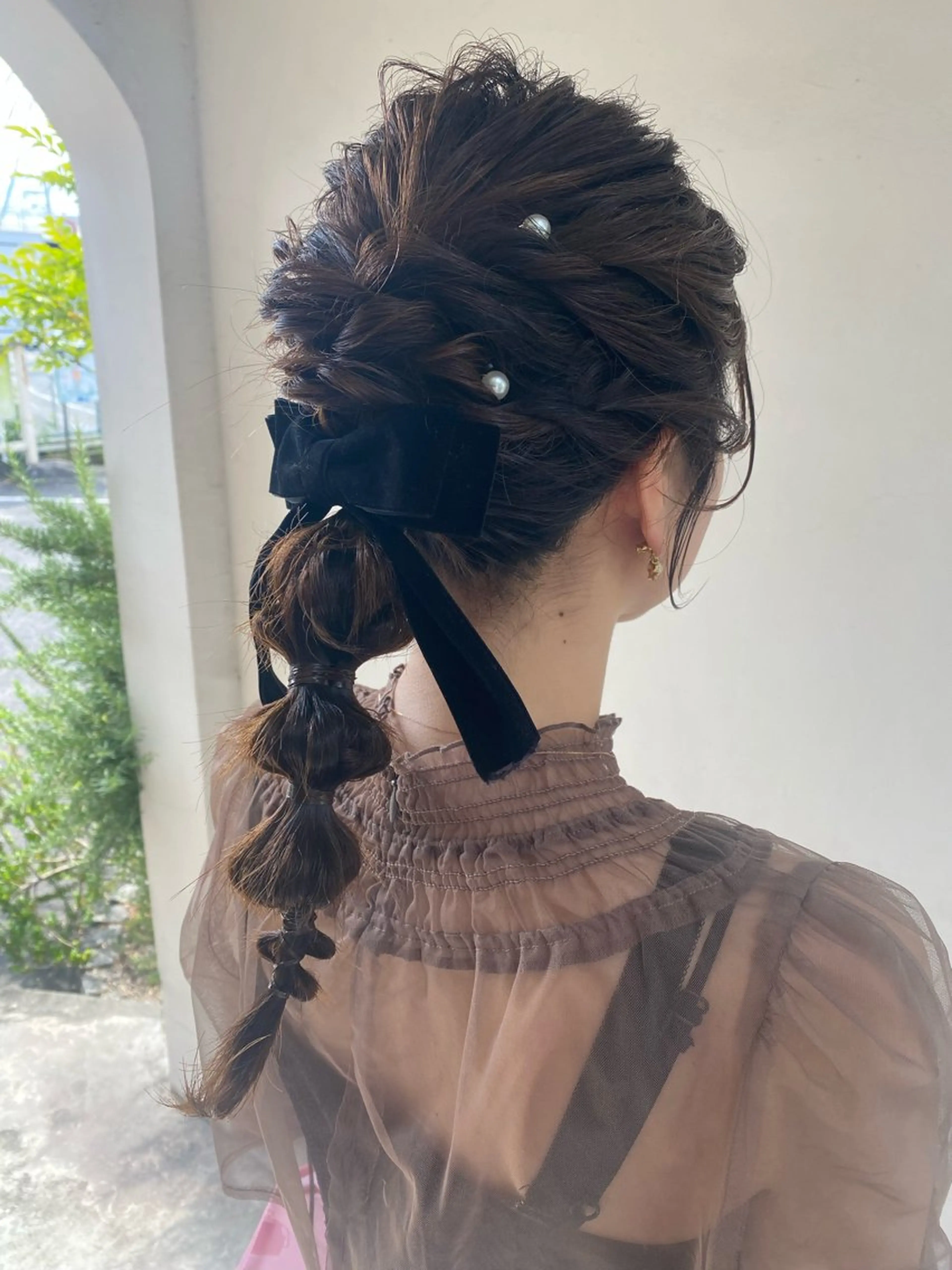 ヘアアレンジ 結婚式・ブライダル 岡田 真弥のヘアスタイル