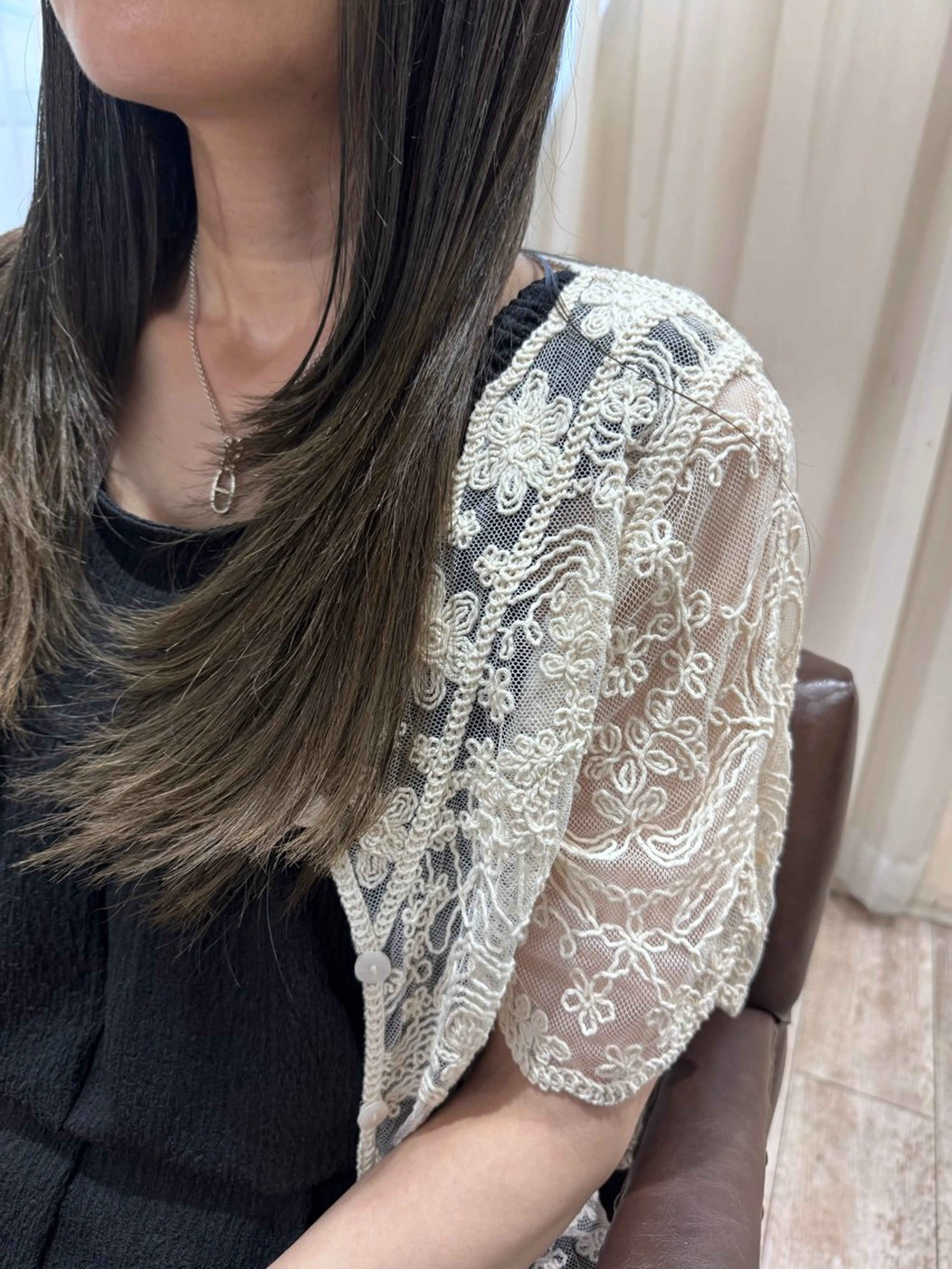 ロング カラー 髪質改善 レイヤーカット カット トリートメント 新越谷noble店長 松本拓也▶◀*.のヘアスタイル