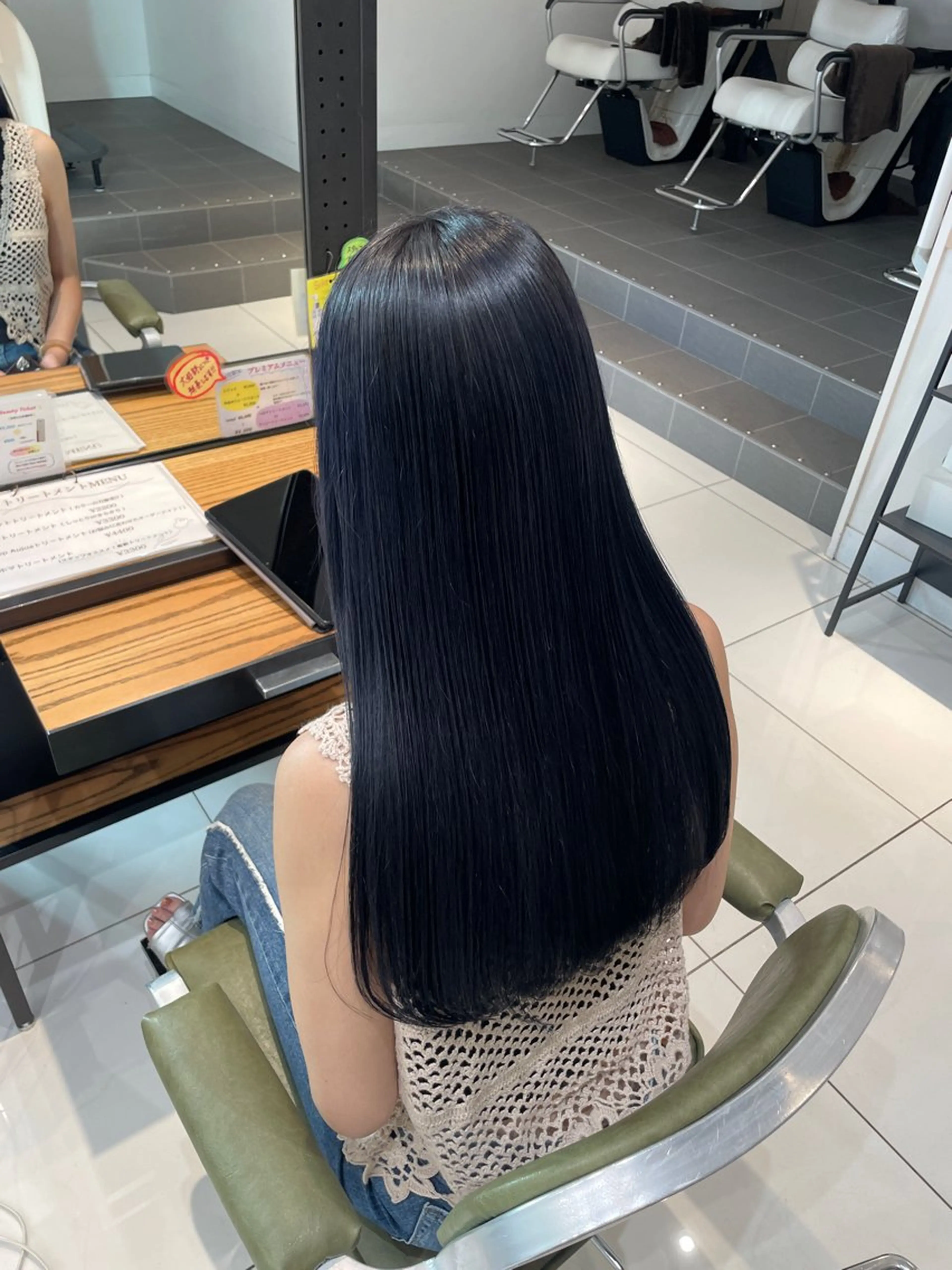 【悩みに合わせてカスタマイズ】艶カラー＋Aujua トリートメント❤︎の写真