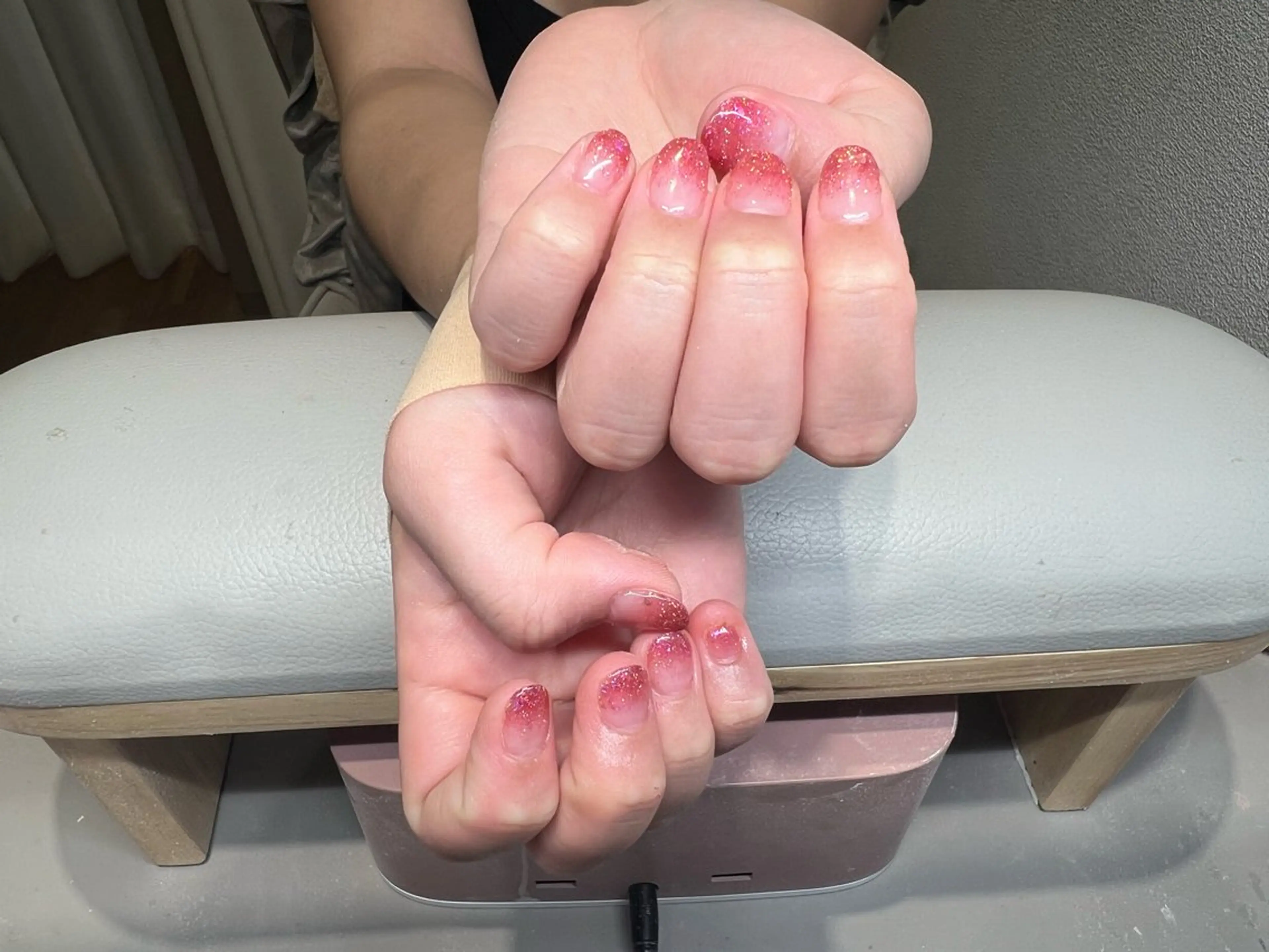 ネイル グラデーション ラメ(グリッター) ラメグラデーション &robe銀座 🪽tsuki🪽のネイルデザイン