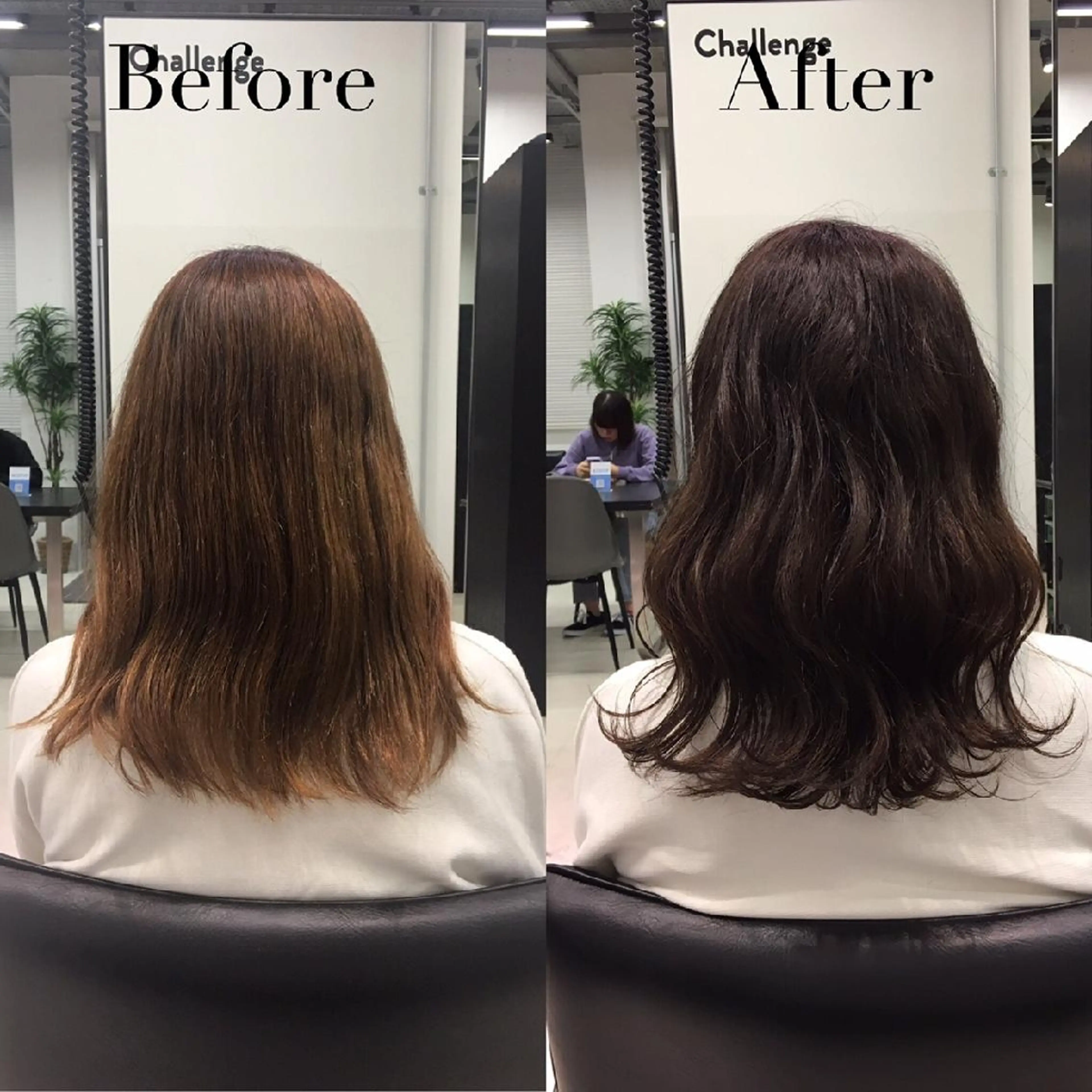 セミロング カラー 💖パーソナル診断 特化YUYA💖のヘアスタイル