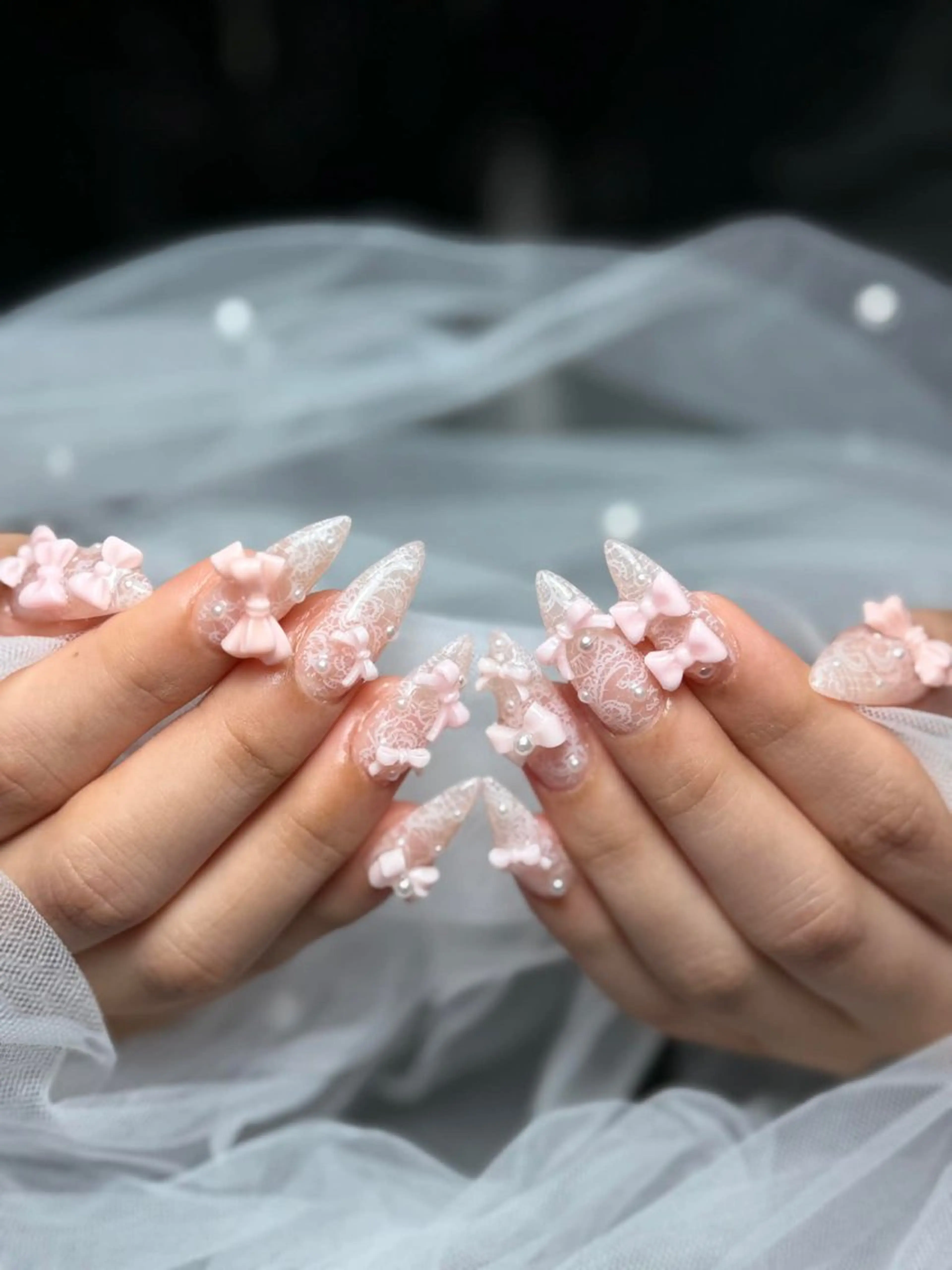 ネイル アートネイル 長さ出し ジェルネイル マグネットネイル ニュアンスネイル ハンドネイル Cloudy Chan 歌舞伎町のネイルデザイン