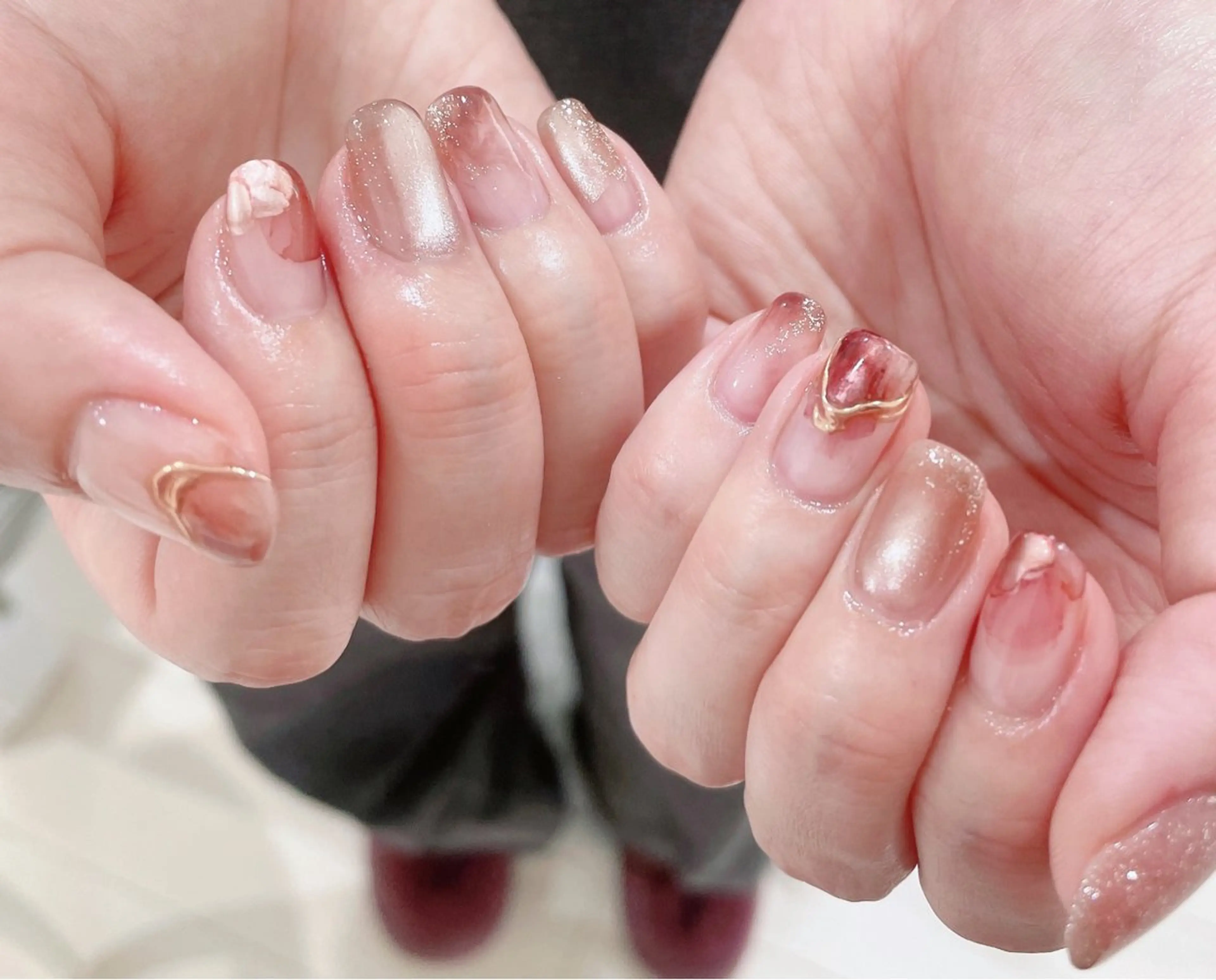 ネイル ニュアンスネイル nails bunnyのネイルデザイン