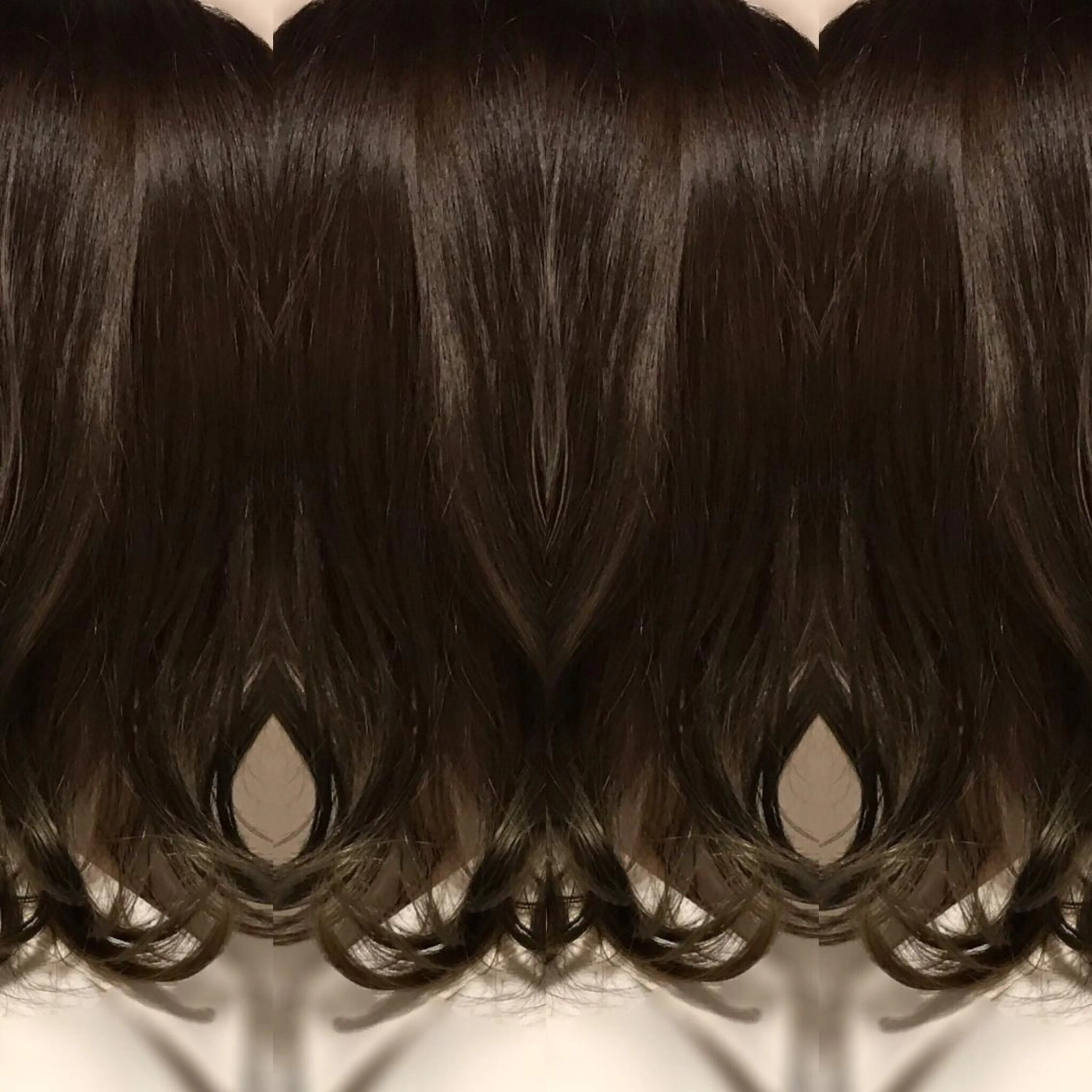 ミディアム カラー グラデーションカラー グレージュ yeope所属・【体験】韓国 メイク&ヘア天神のヘアスタイル