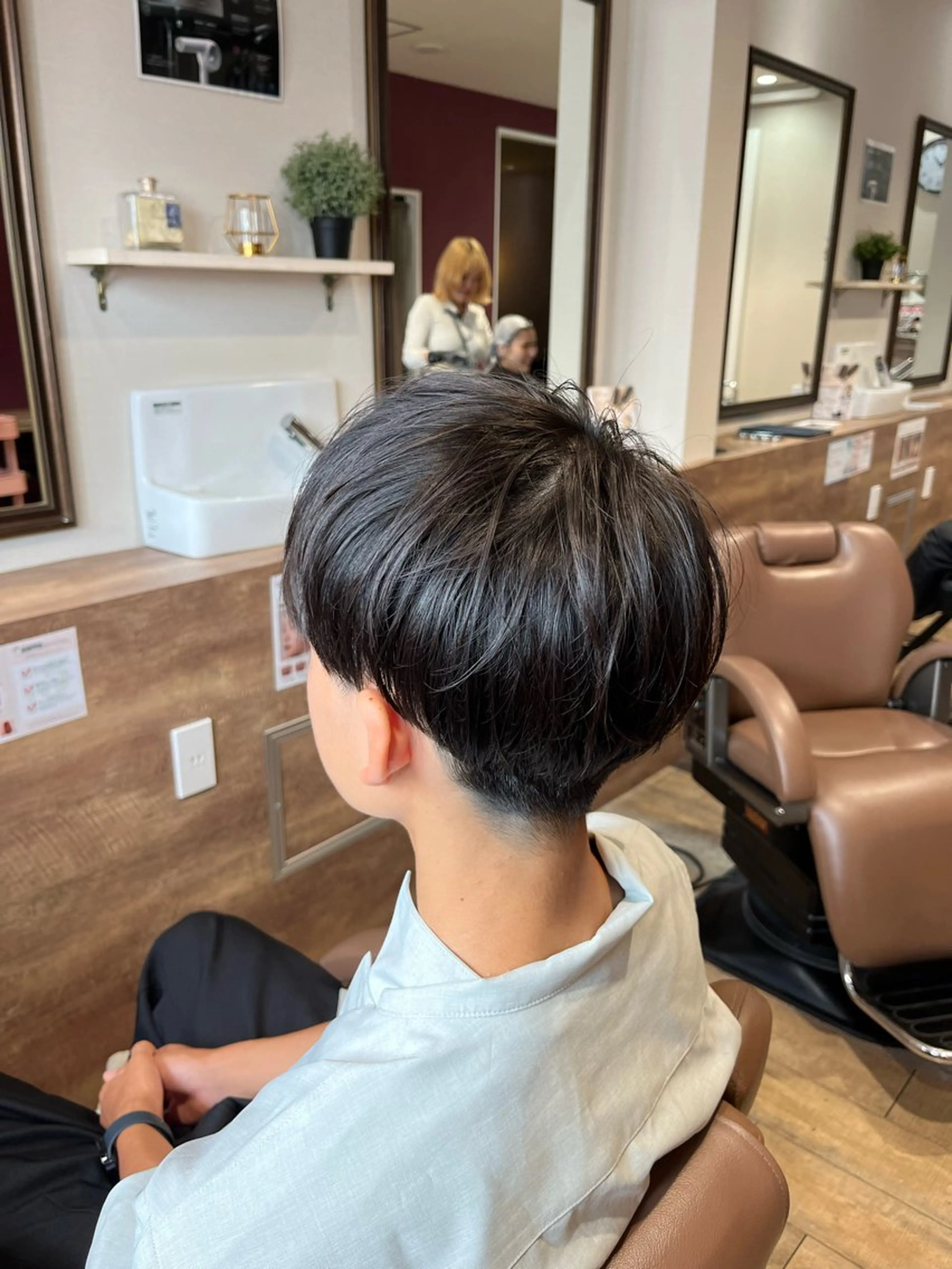 メンズ マッシュ ツーブロック カット 顔まわり/透け感 カラー/青栁優🔆のヘアスタイル