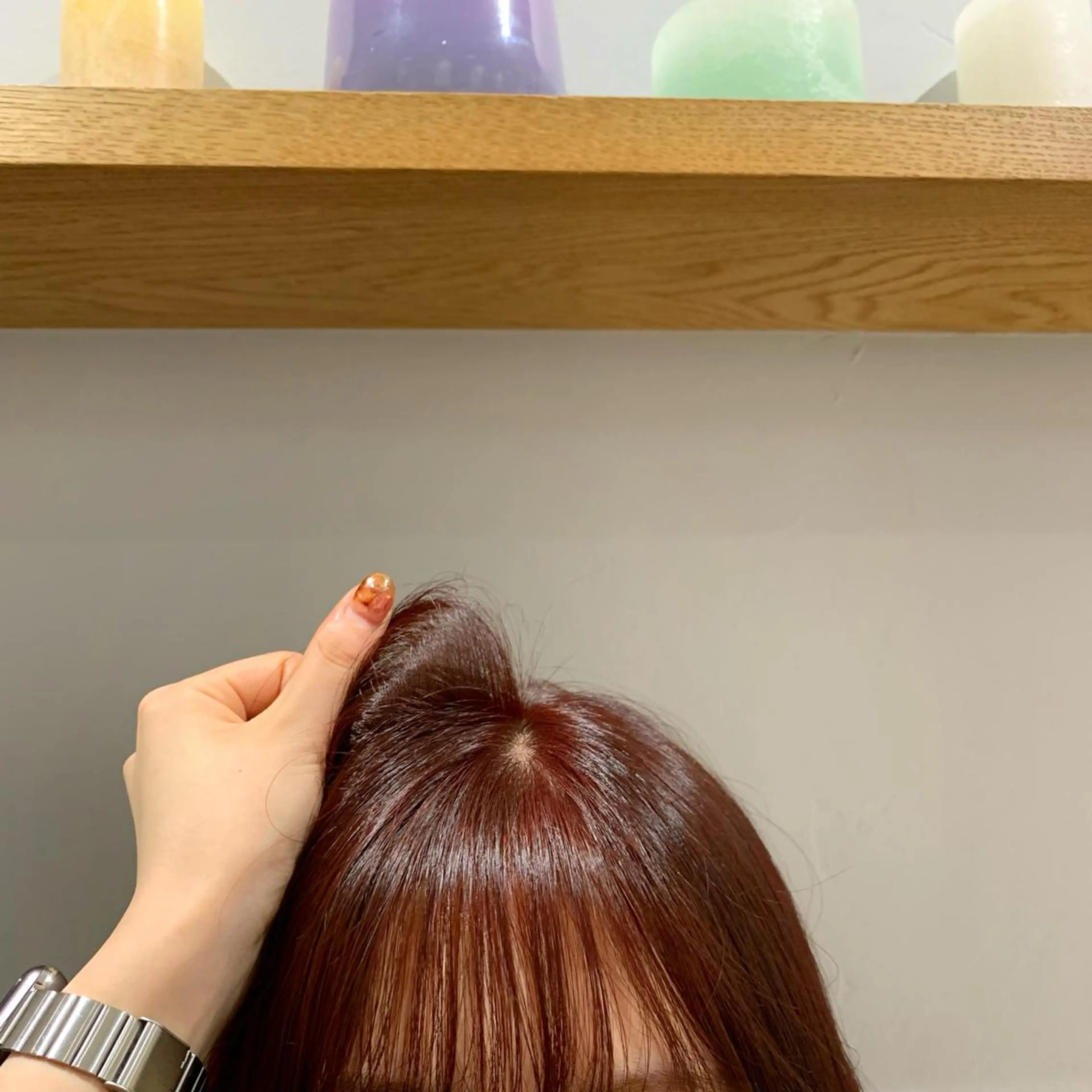 カラー ヘアカラー トリートメント REINA☁️透明感 カラー/ぷつっと♡のヘアスタイル