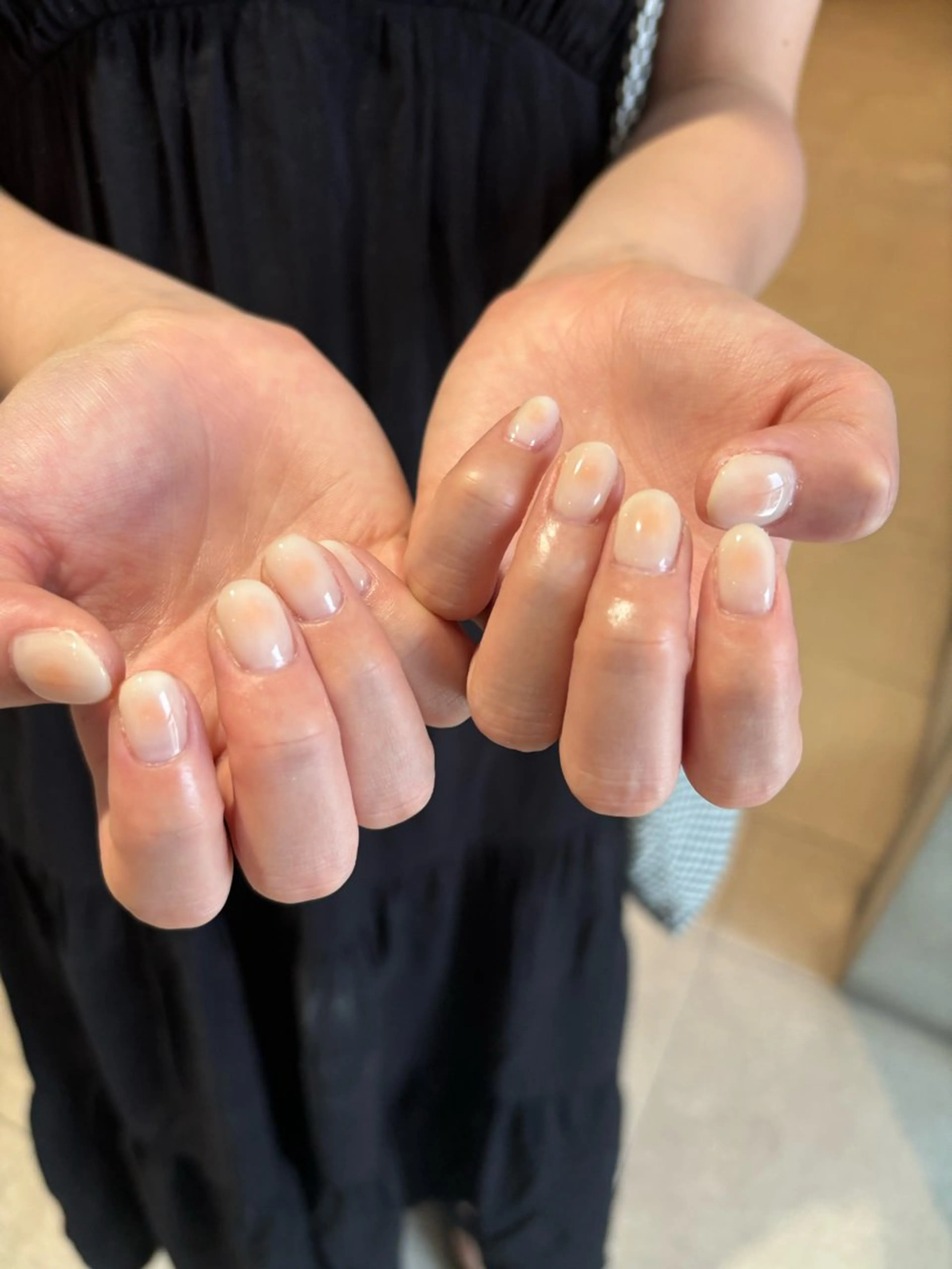 ネイル チークネイル mano Hanaのネイルデザイン