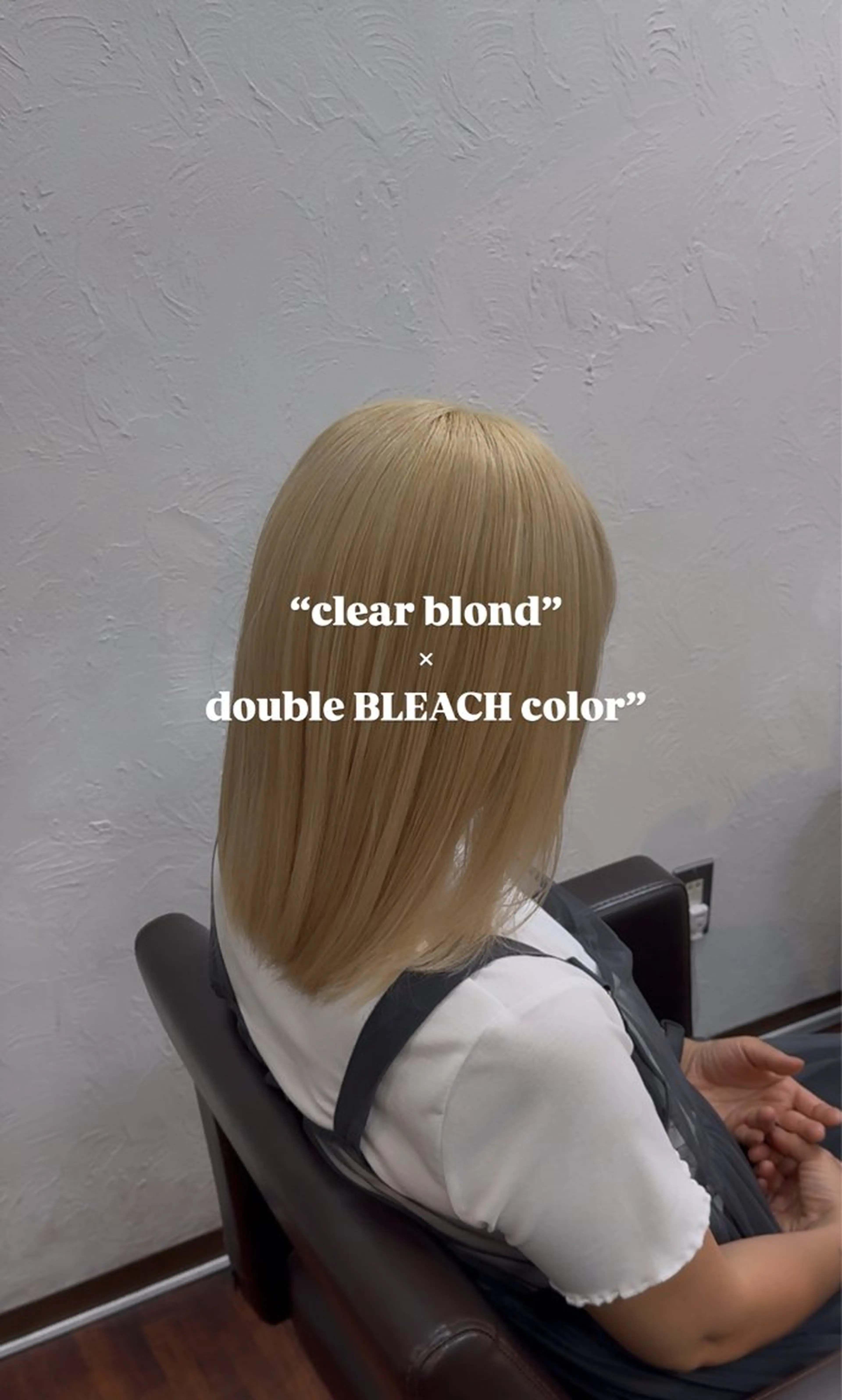 セミロング カラー 抜きっぱなしブロンド ブロンド 透明感カラー ダブルカラー ヘアカラー 👑カラーリスト👑 /石塚恒太郎のヘアスタイル