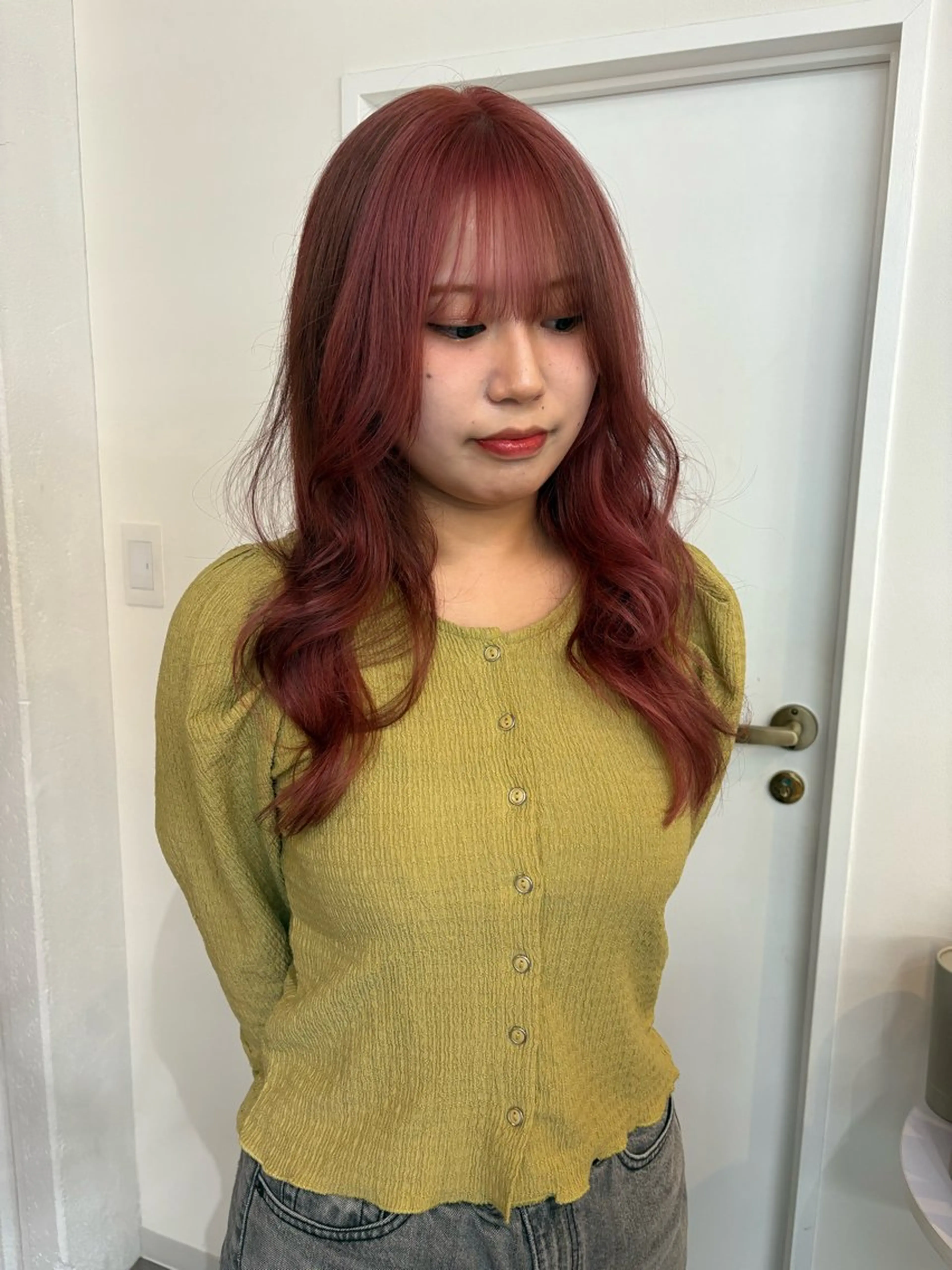 セミロング カラー ヘアカラー hair design chouchou所属・ichika/福岡 /透明感カラー🤎のヘアスタイル