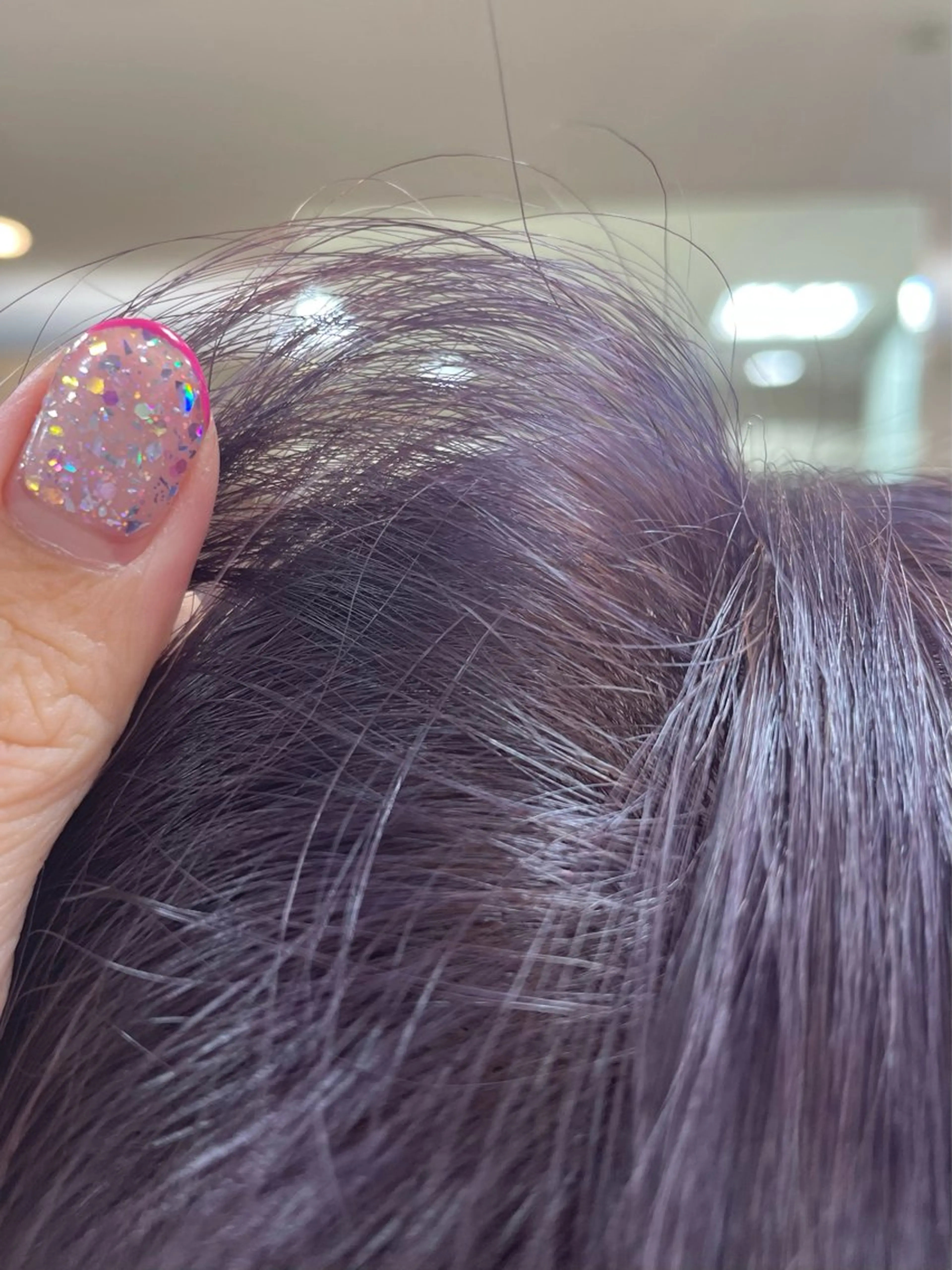 カラー ラベンダーカラー 🌿新宿 カットモデル🫧のヘアスタイル