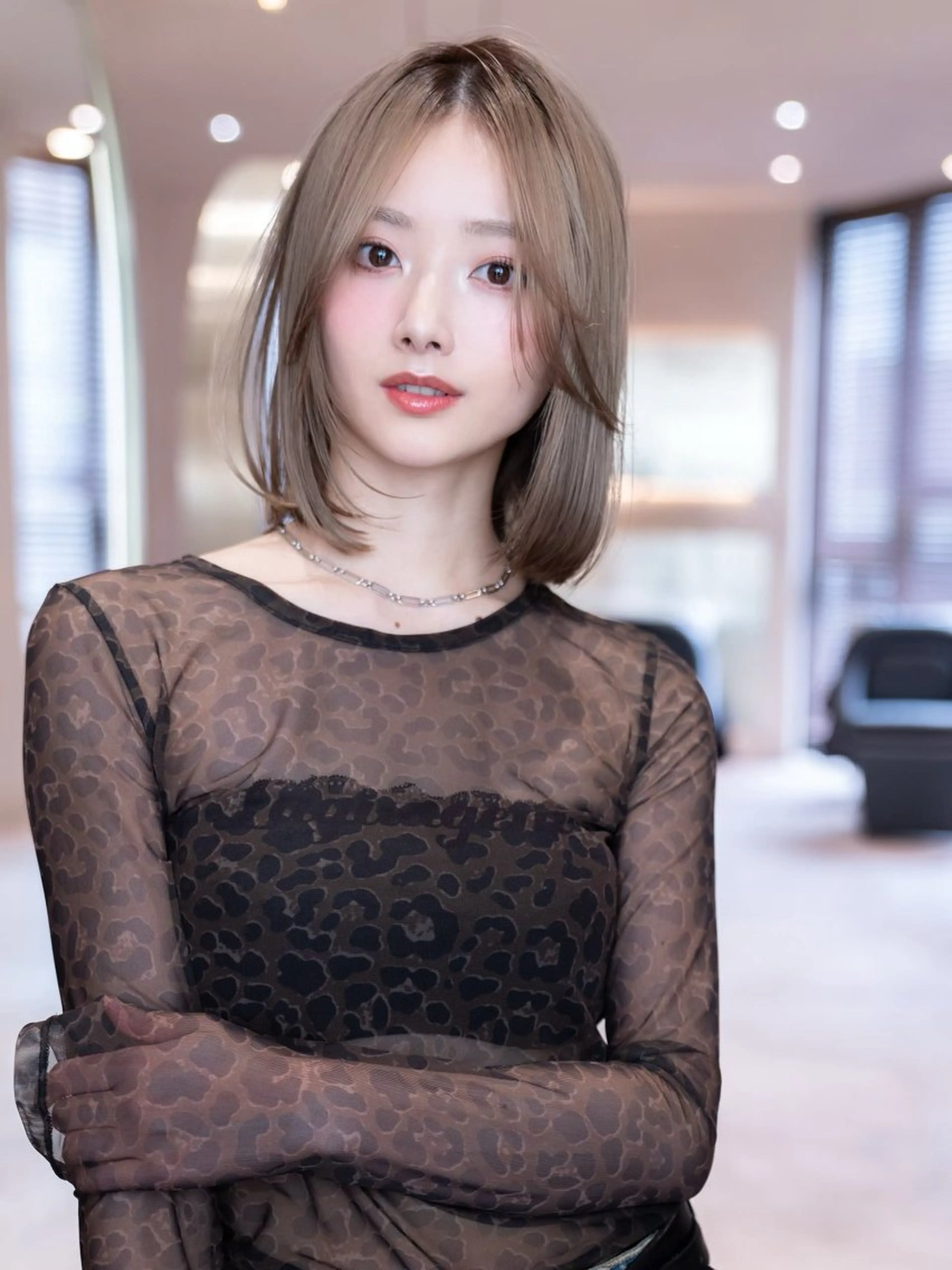 ミディアム カット トリートメント 渋谷美容師💇相澤 蓮のヘアスタイル