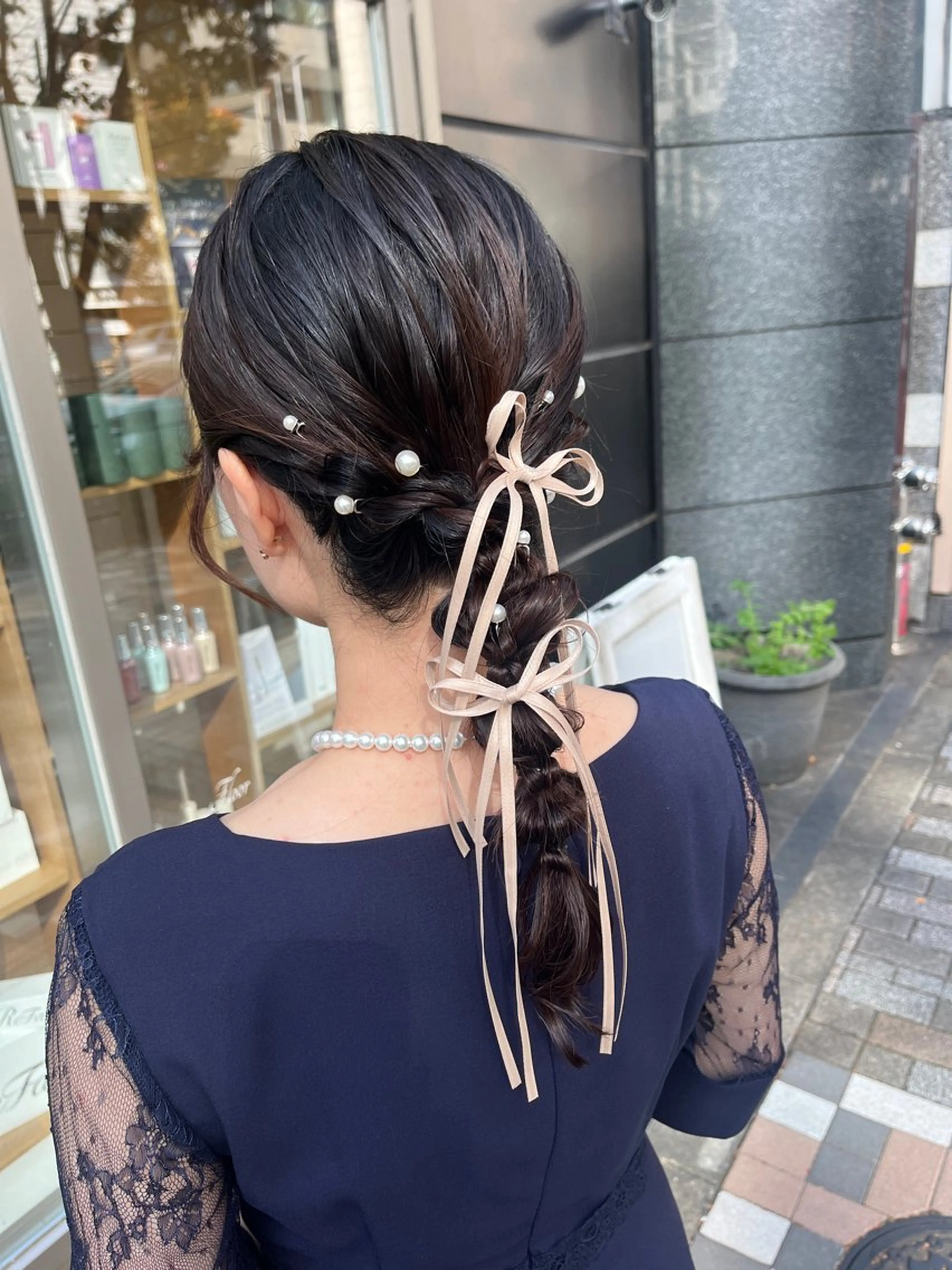 カラー ヘアセット Miwa🦋渋谷/ 透明感カラー/セットのヘアスタイル