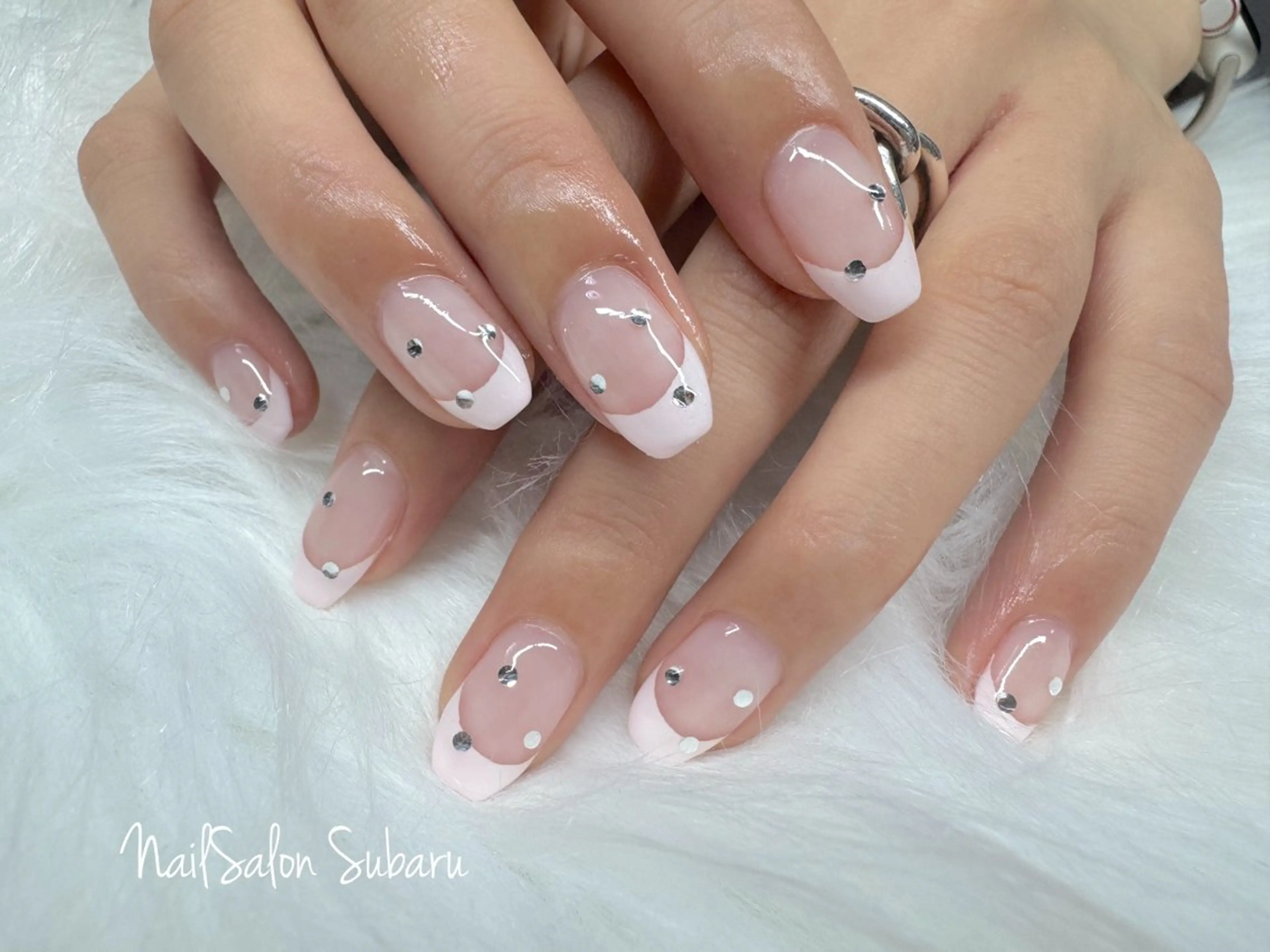 ネイル ストーンネイル ハンドネイル Nail Salon Subaruのネイルデザイン