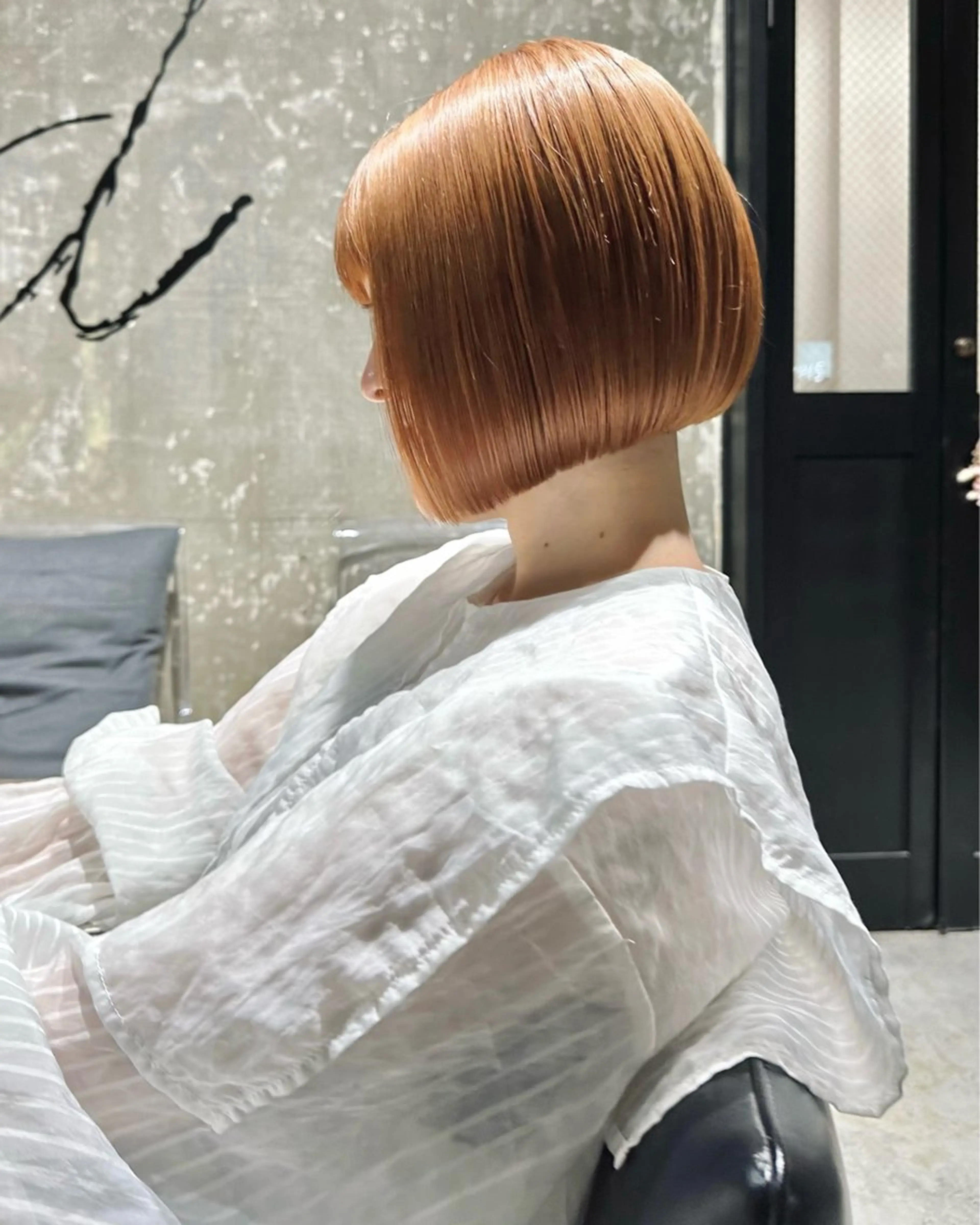 【ボブカット】+【前処理付きケアカラー】+【3ステップ トリートメント】の写真