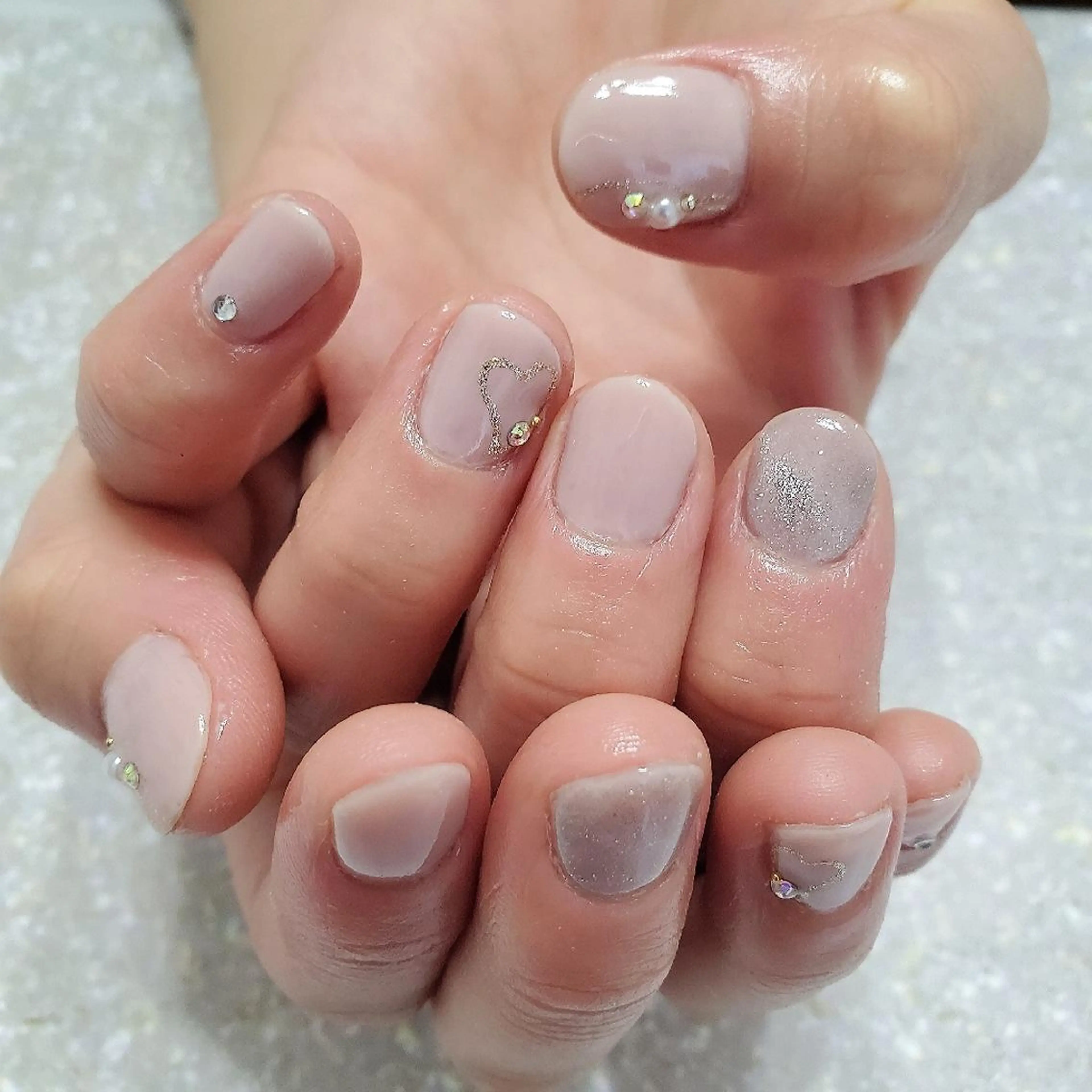 ネイル バレンタイン ブライダルネイル 【akaneils】 アカネのネイルデザイン